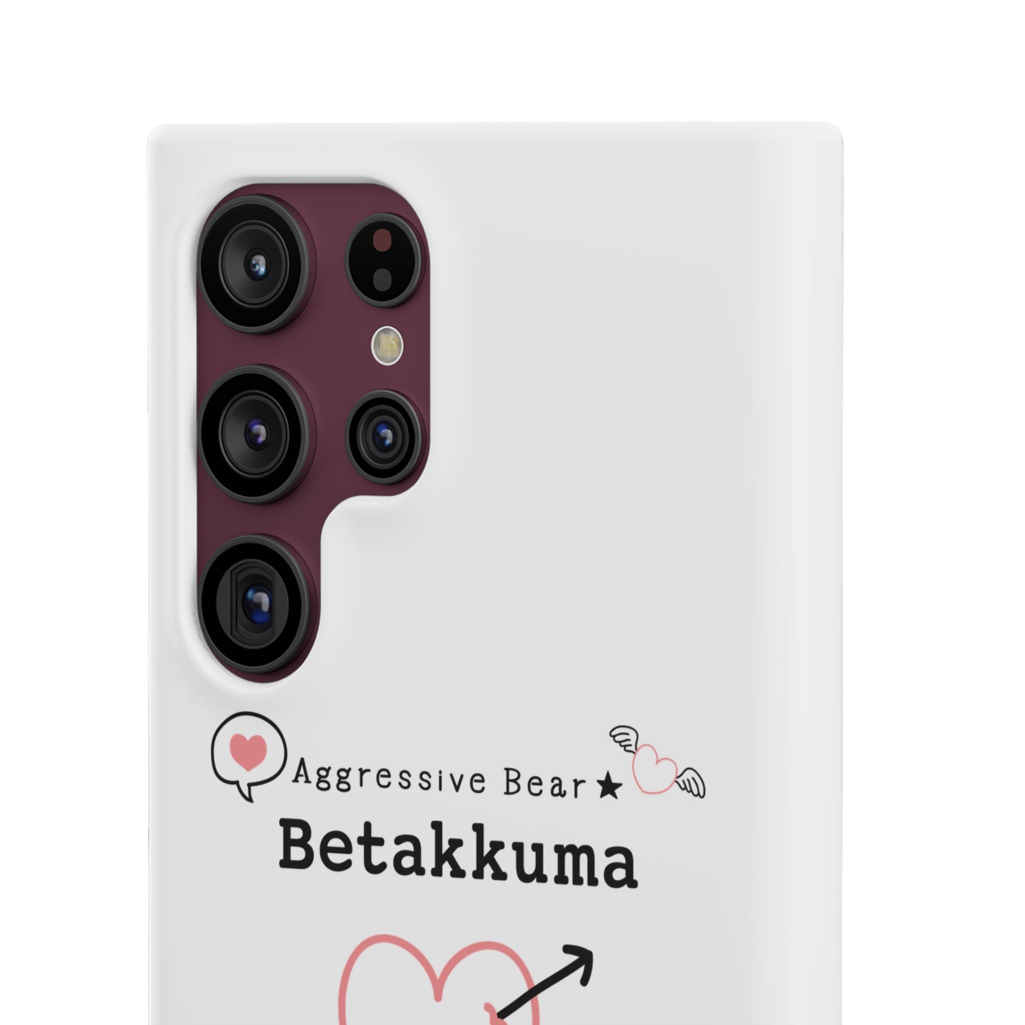 Betakkuma Arrow Heart Phone Case