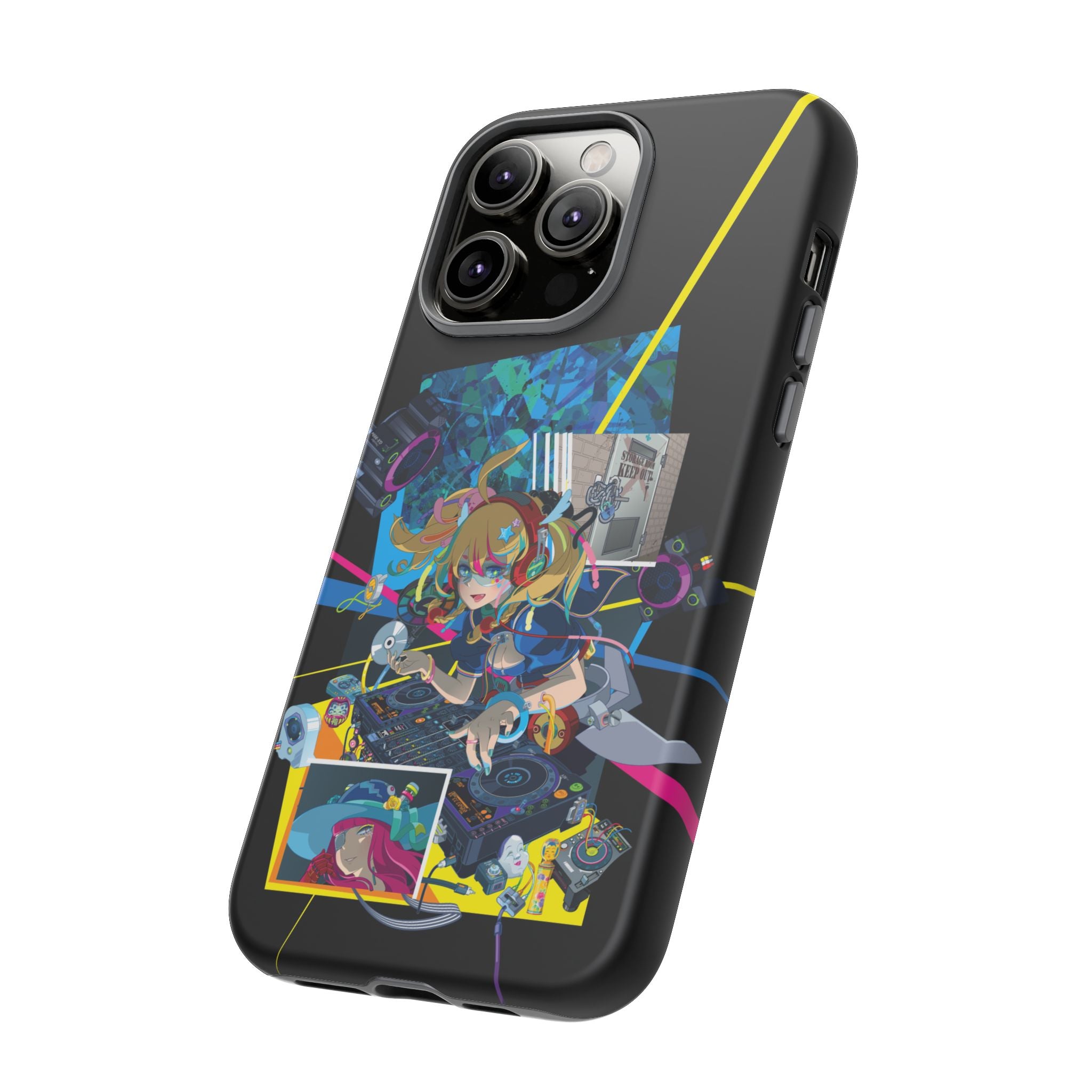 HYPERSONIC music club DJ VAL - Tough Phone Case