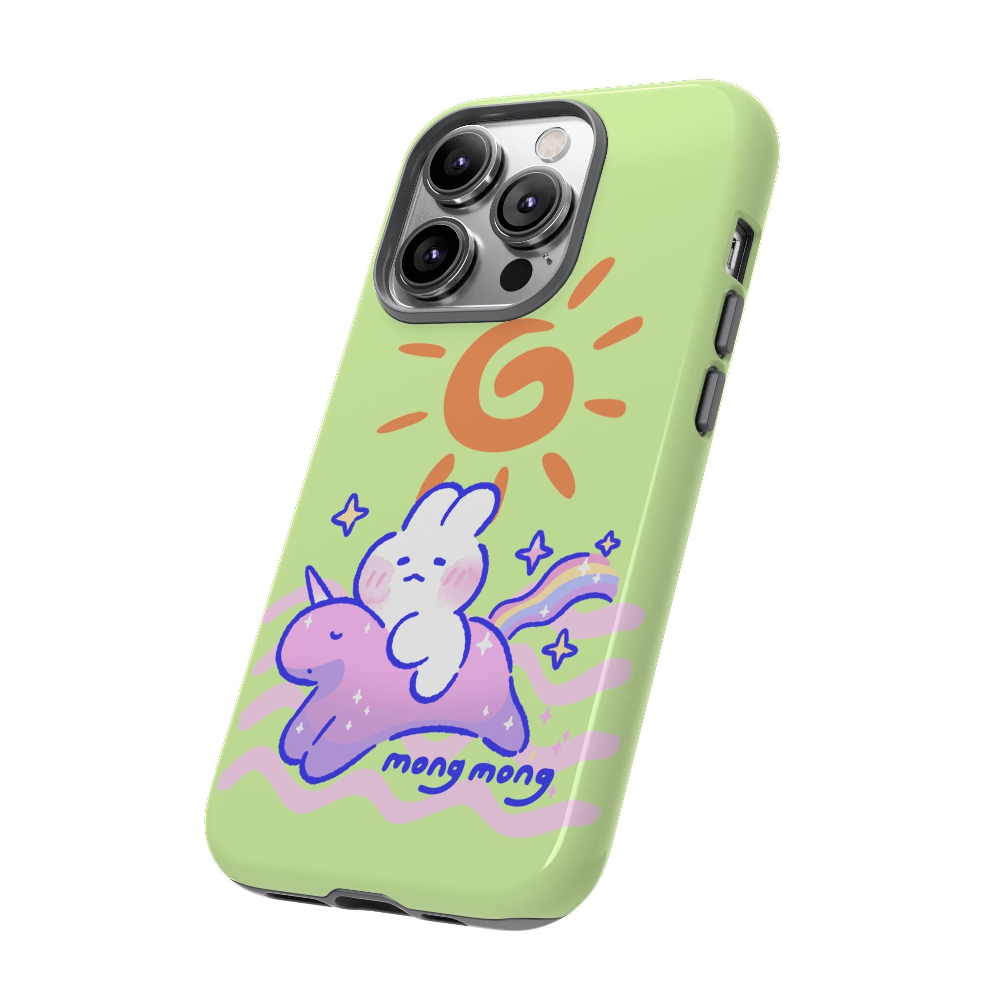 Lovely Mong Mong Ride a Unicorn Phone Case