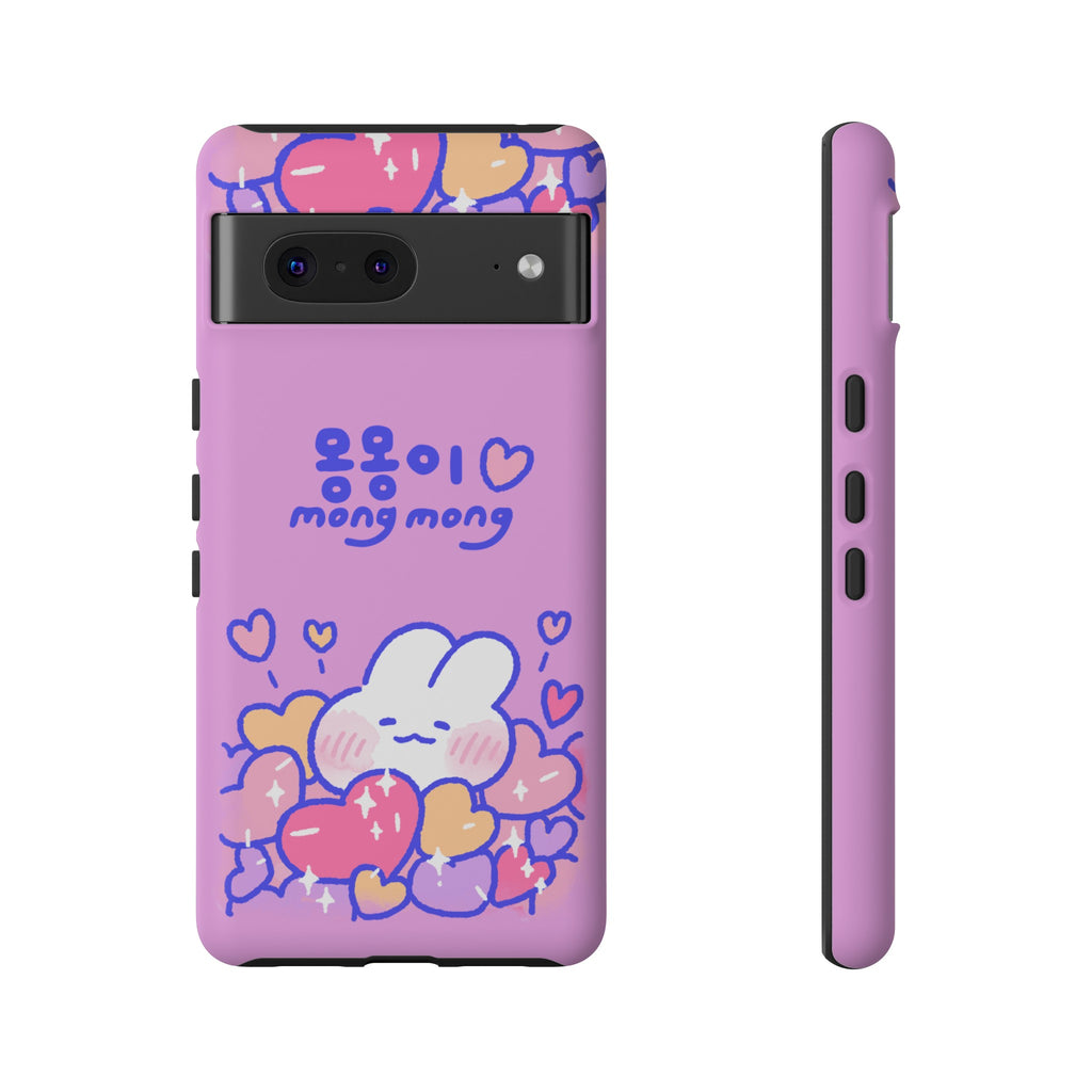 Lovely Mong Mong Heart Bath Phone Case