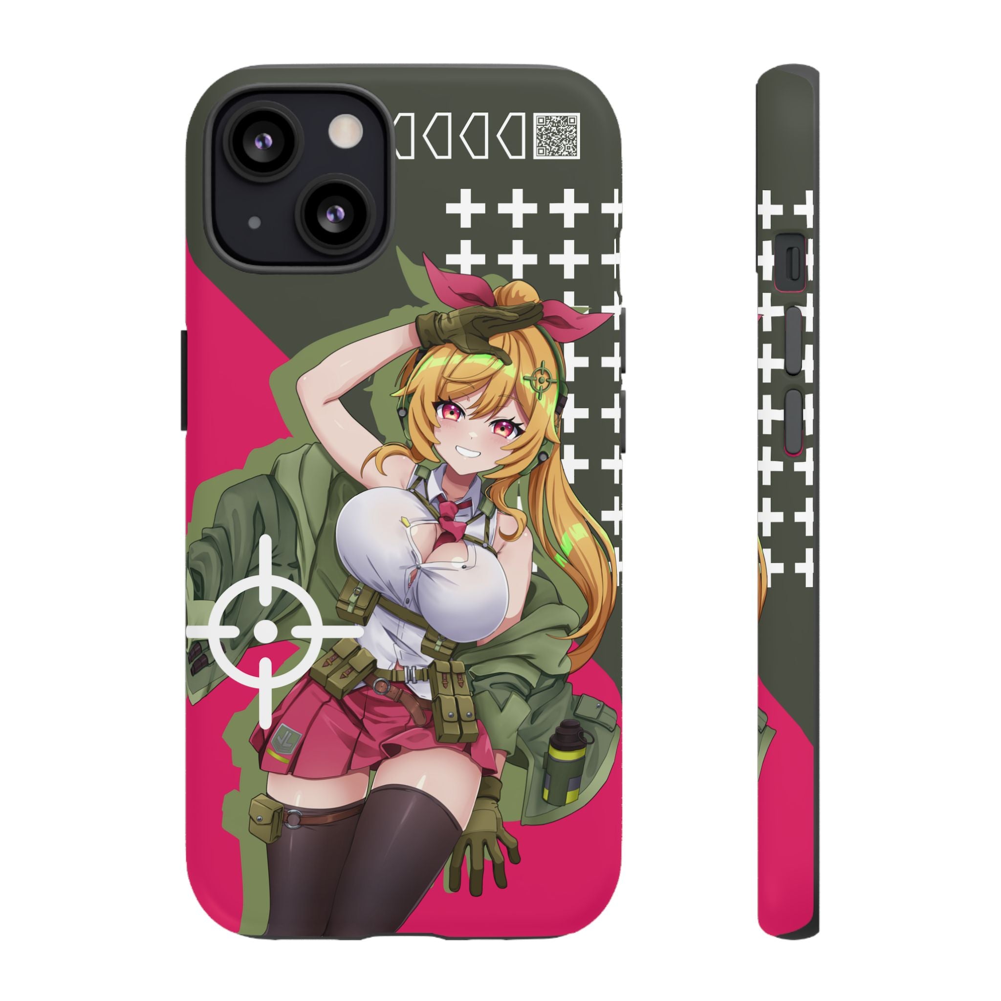 タレットガールズ - ロックオン スマホケース