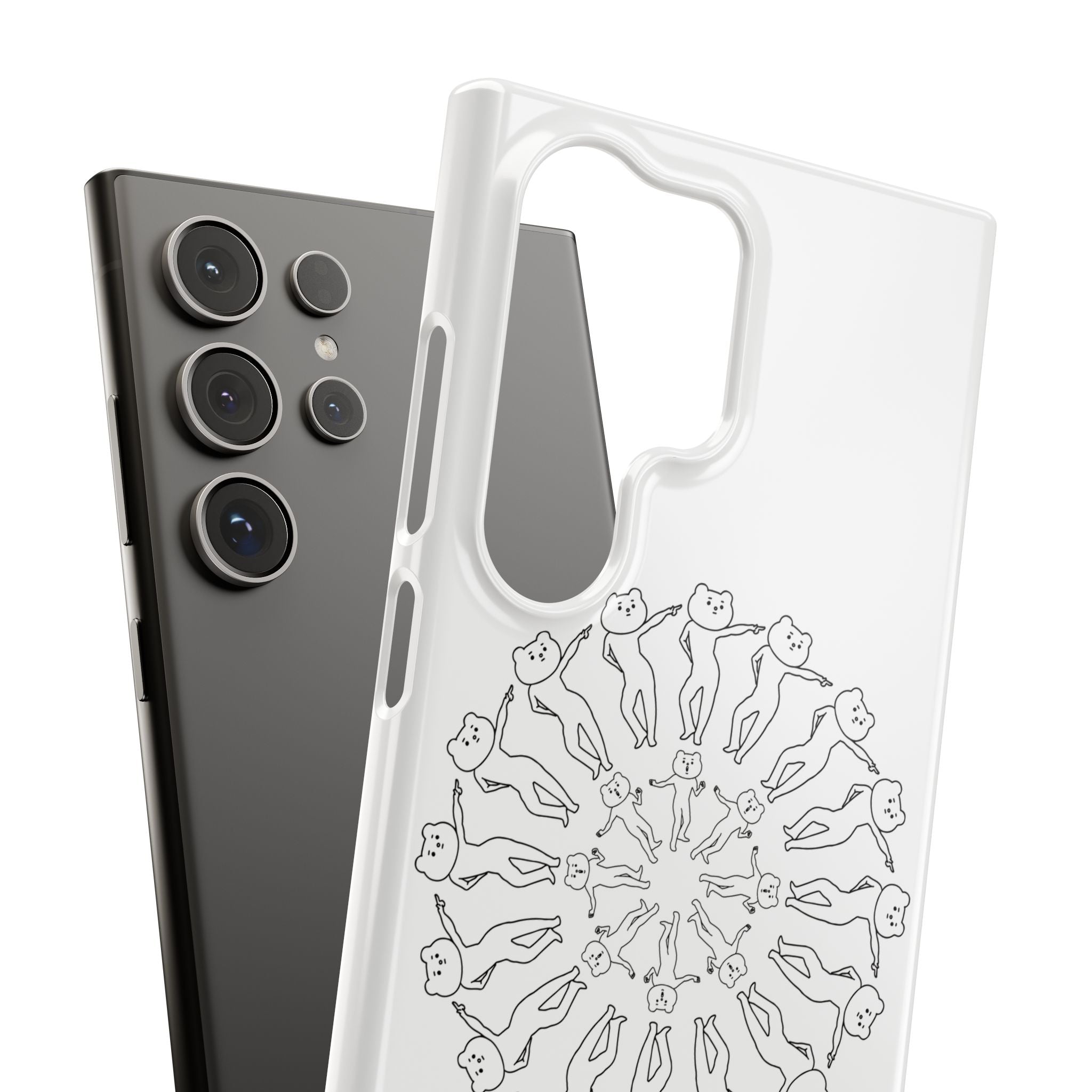 Betakkuma Swirl Pattern Phone Case