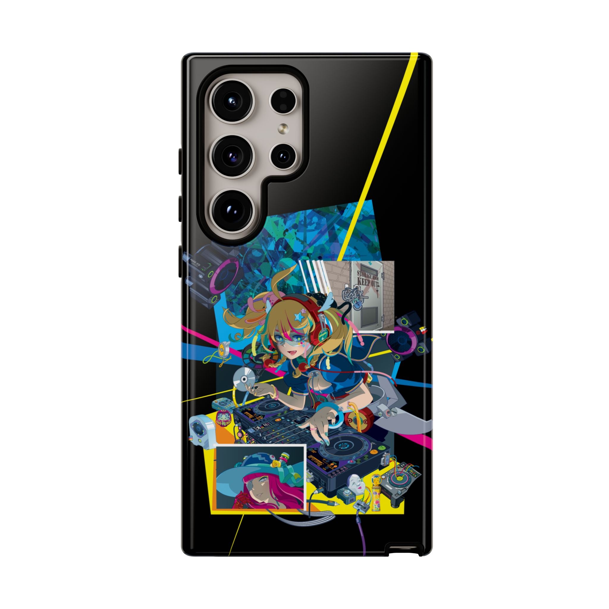 HYPERSONIC music club DJ VAL - Tough Phone Case