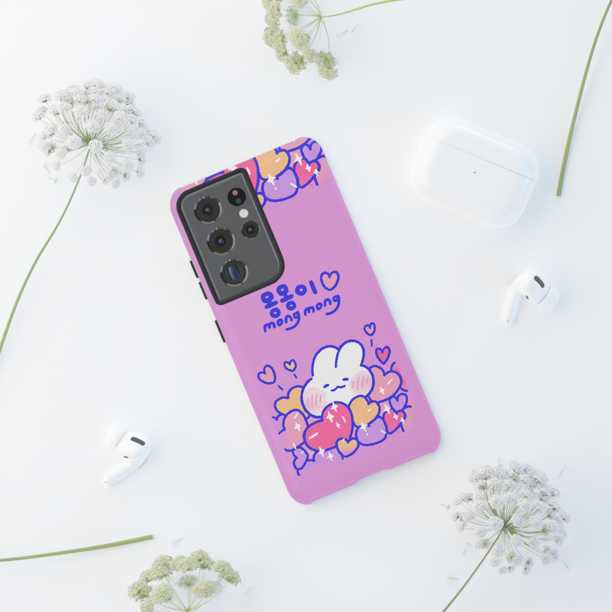 Lovely Mong Mong Heart Bath Phone Case