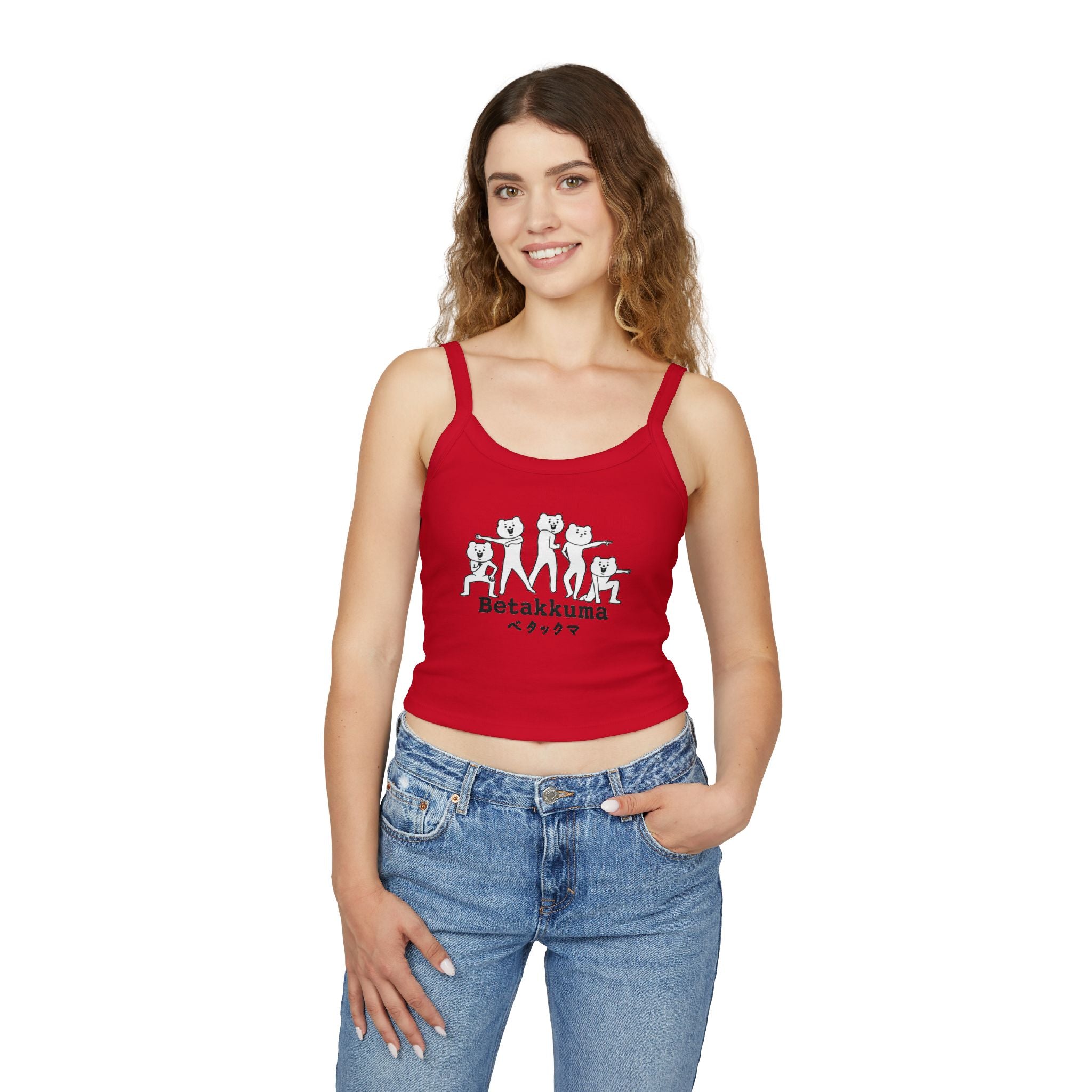 Betakkuma Spaghetti Strap Tank Top