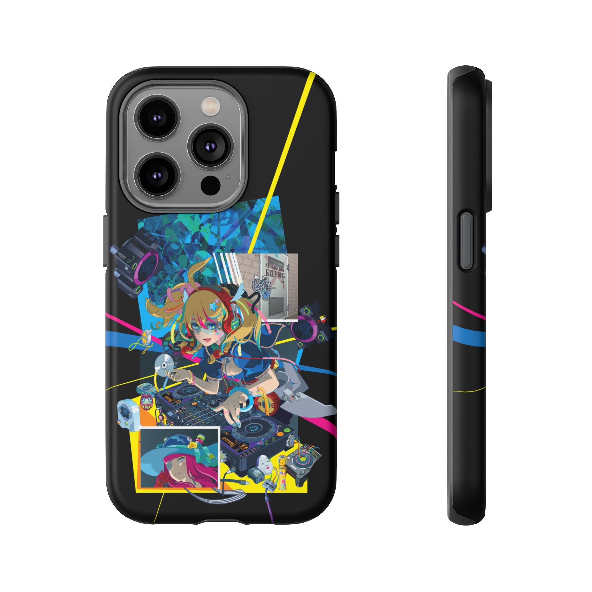HYPERSONIC music club DJ VAL - Tough Phone Case
