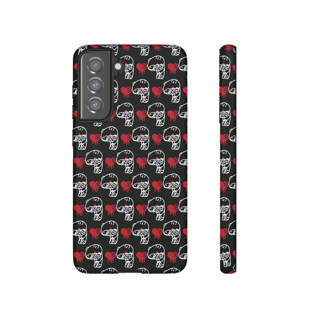 Gloomy & Pity Hug [Black] Phone Case