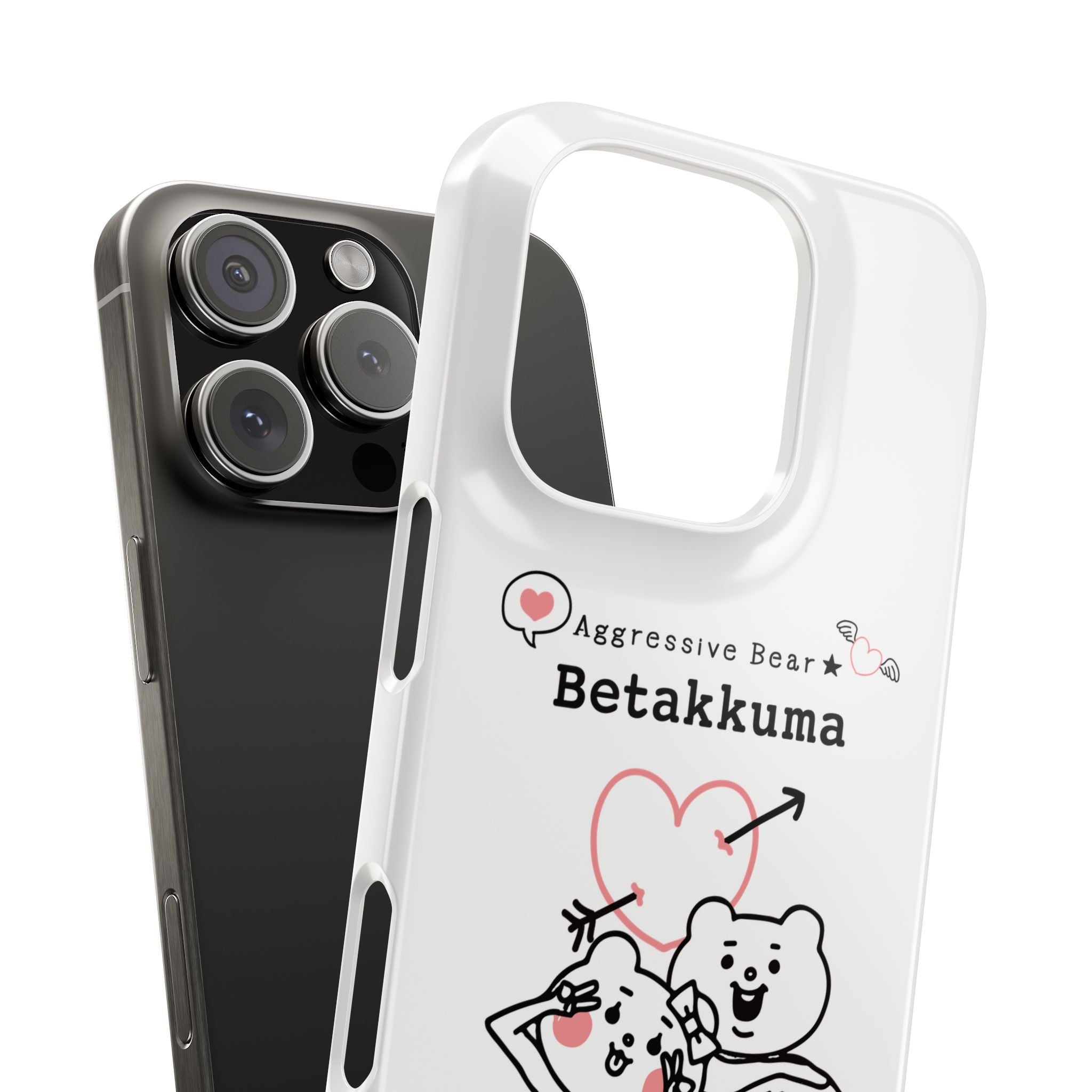 Betakkuma Arrow Heart Phone Case