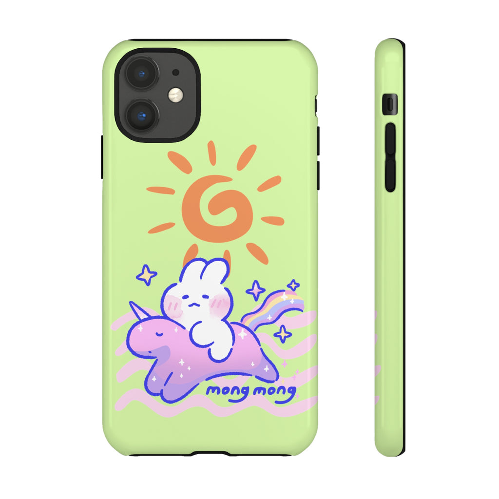 Lovely Mong Mong Ride a Unicorn Phone Case