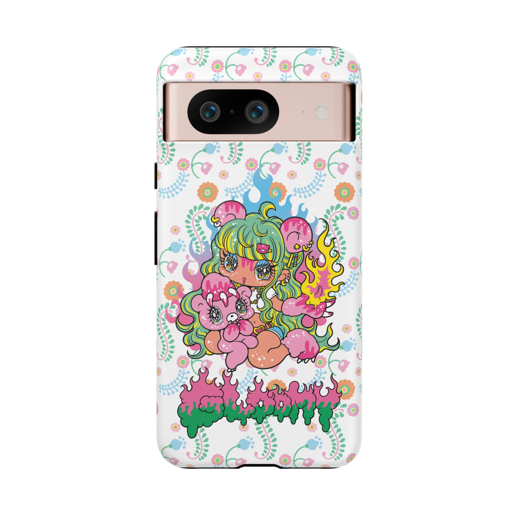 YURIE SEKIYA X GLOOMY BEAR ⭐️ FIRE GIRL PHONE CASE