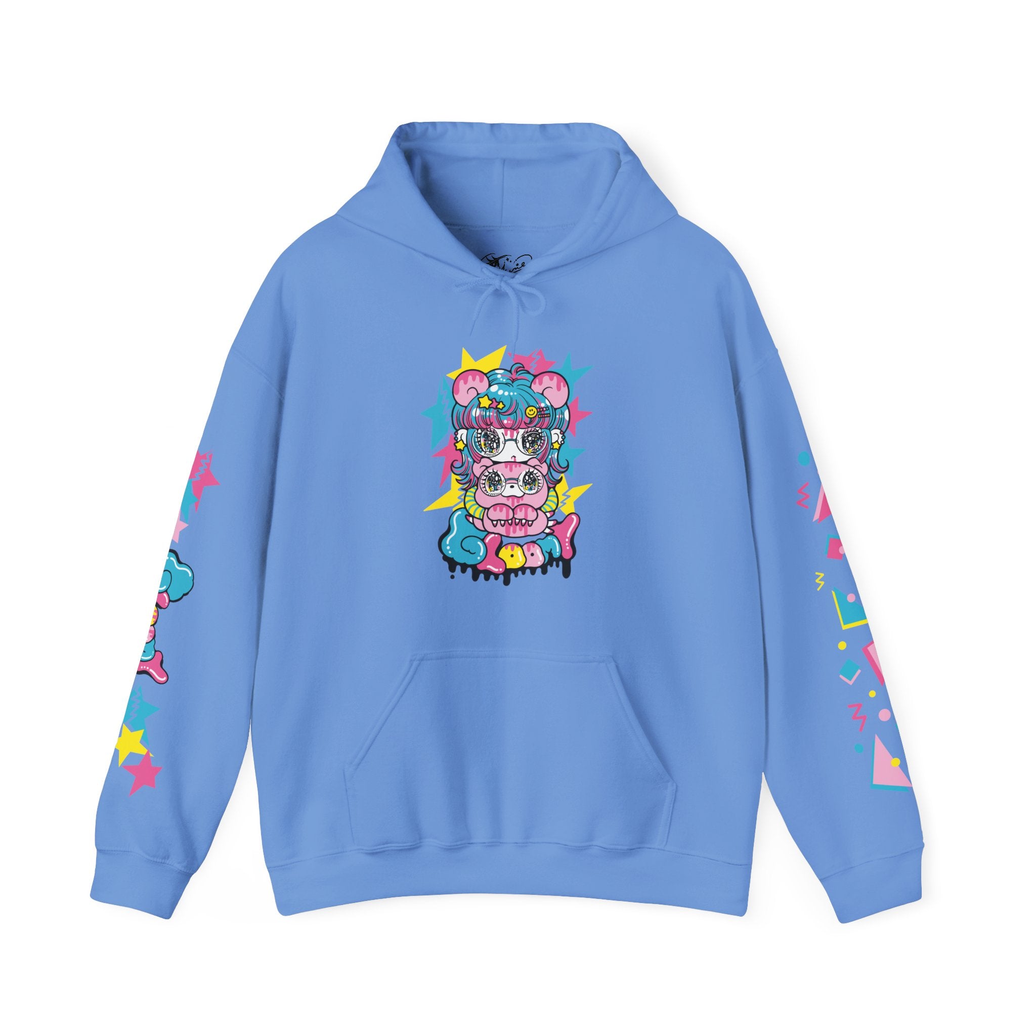YURIE SEKIYA X GLOOMY BEAR🌟STARRY GAL ユニセックス フード付きスウェットシャツ