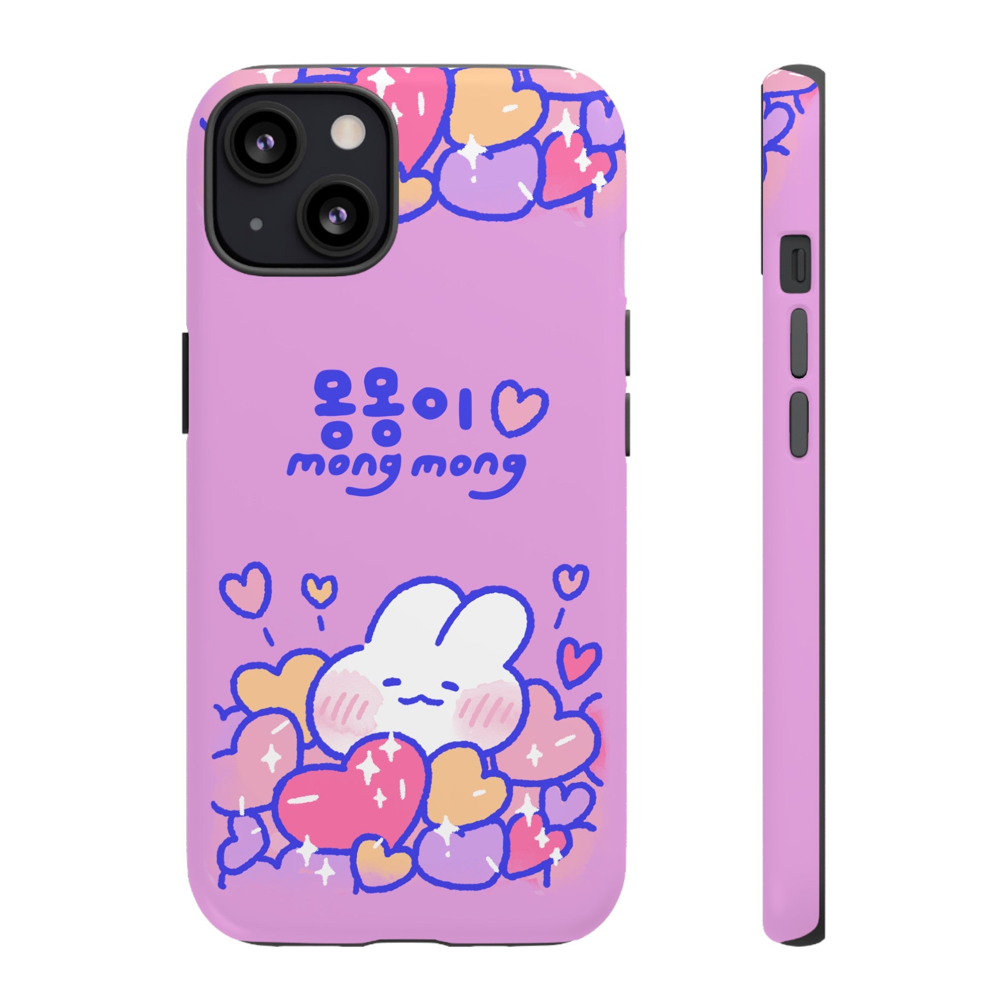 Lovely Mong Mong Heart Bath Phone Case