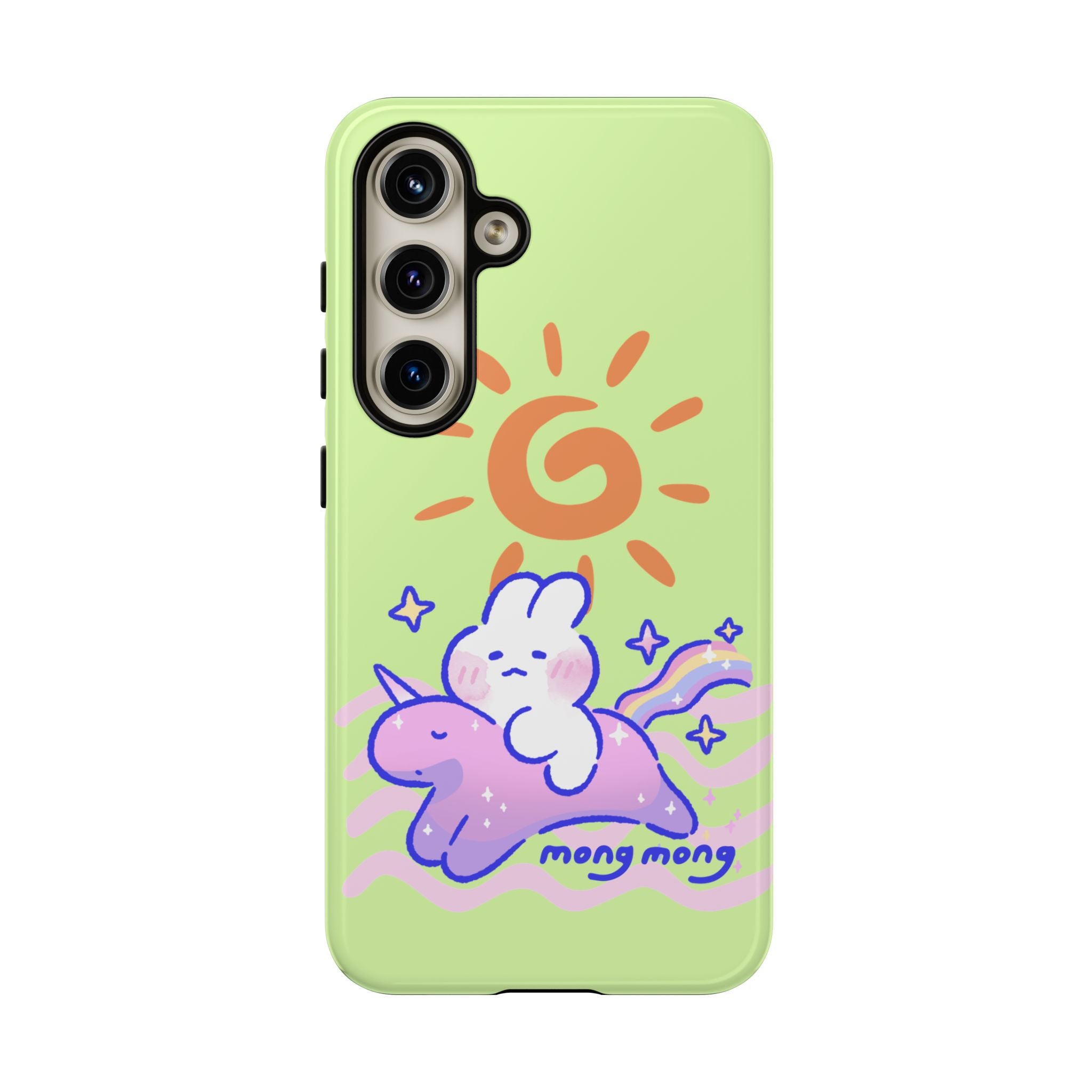 Lovely Mong Mong Ride a Unicorn Phone Case