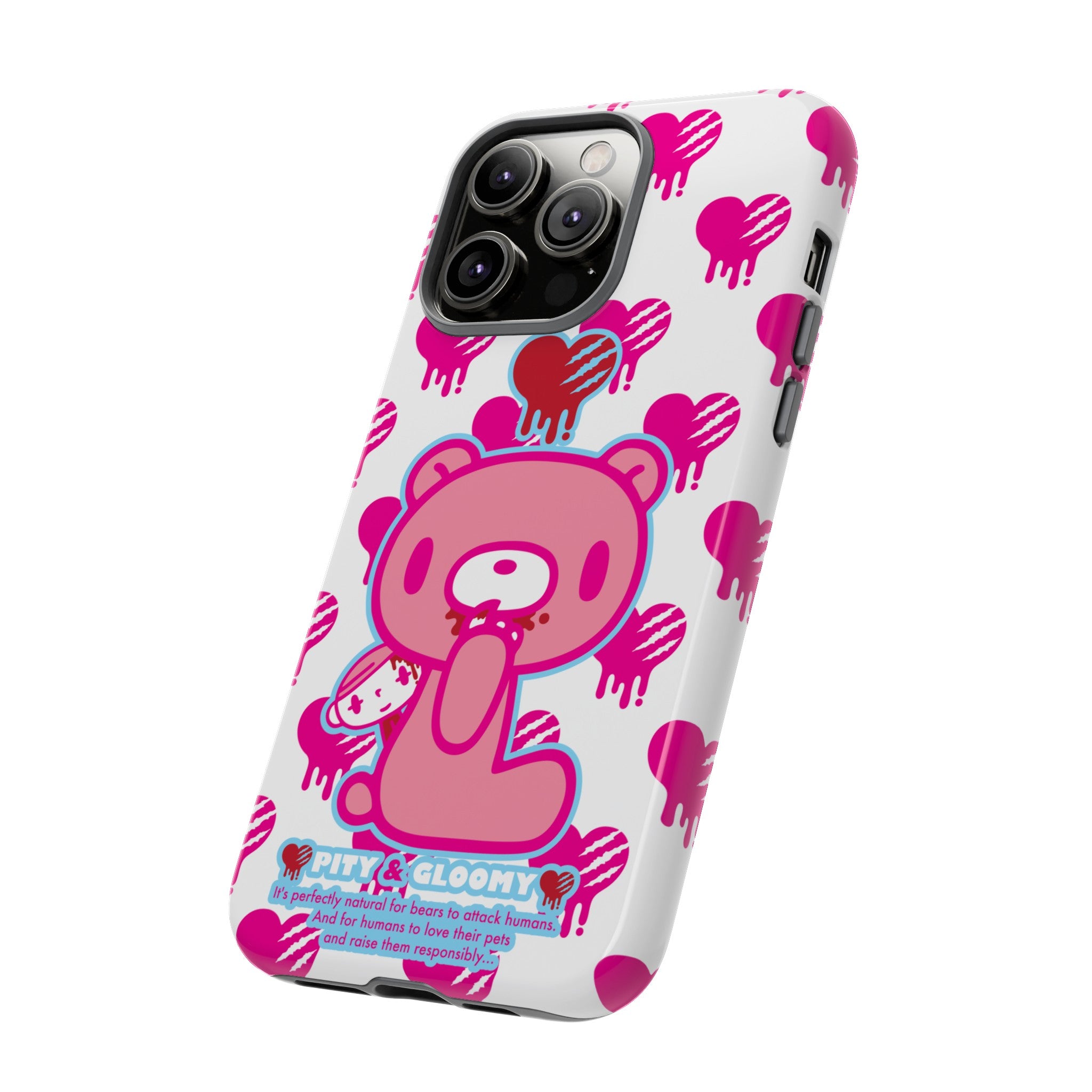 Gloomy Bear White Phone Case