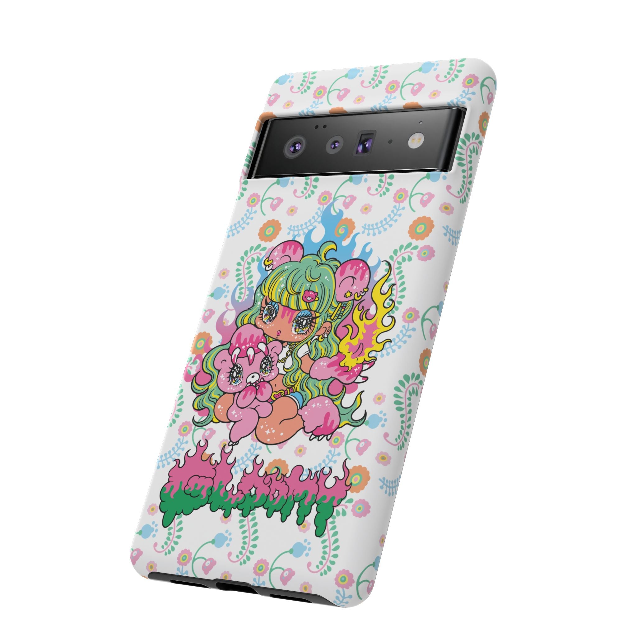 YURIE SEKIYA X GLOOMY BEAR ⭐️ FIRE GIRL PHONE CASE