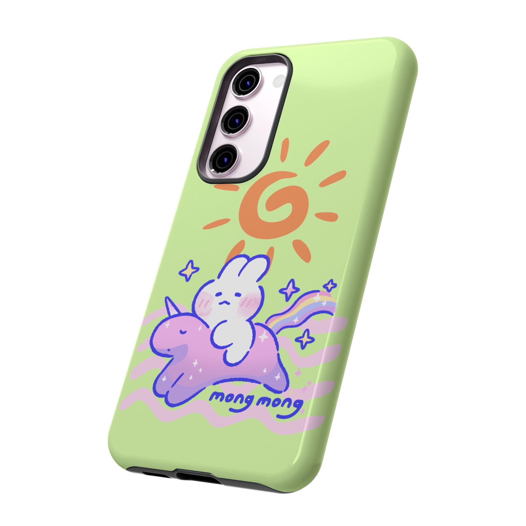 Lovely Mong Mong Ride a Unicorn Phone Case