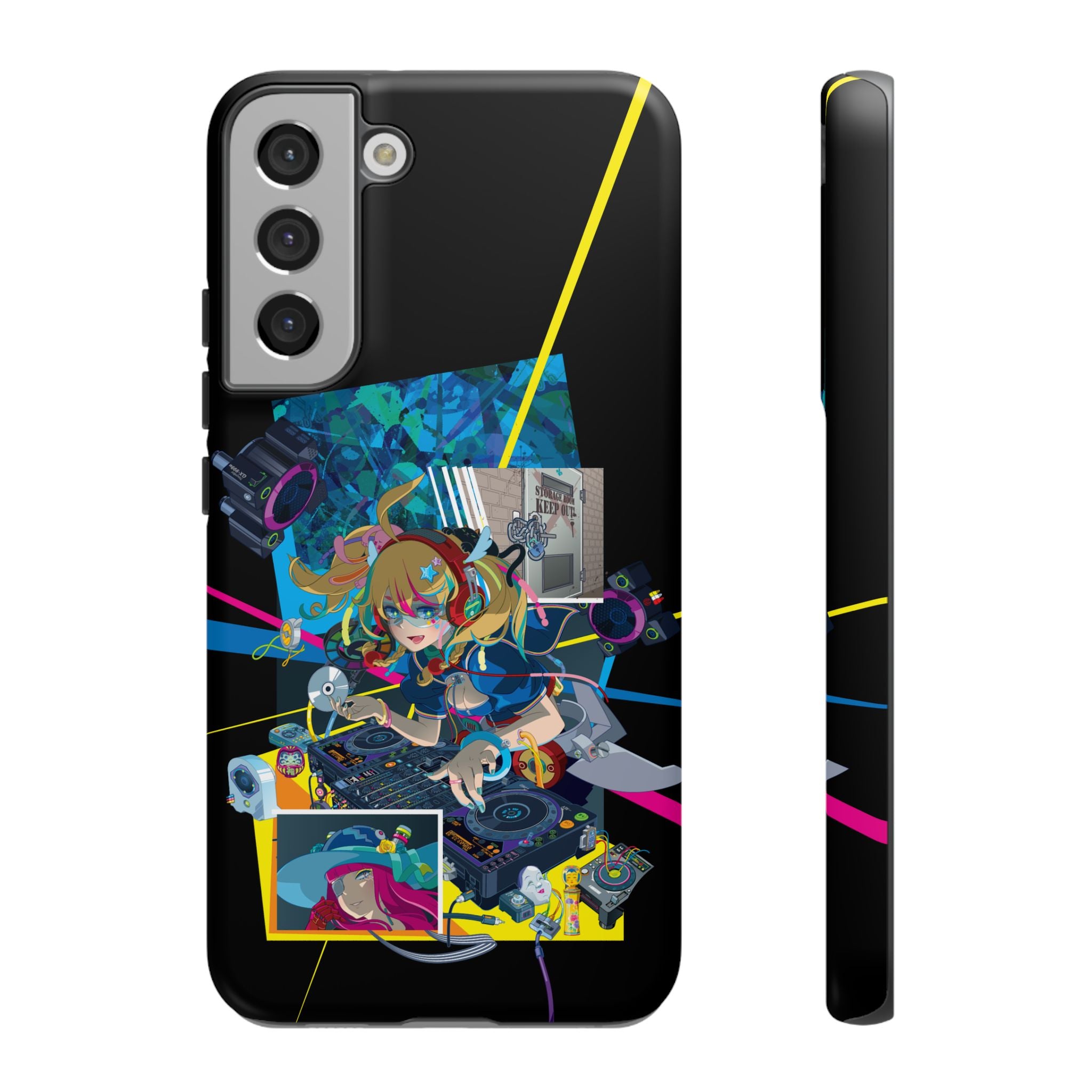 HYPERSONIC music club DJ VAL - Tough Phone Case