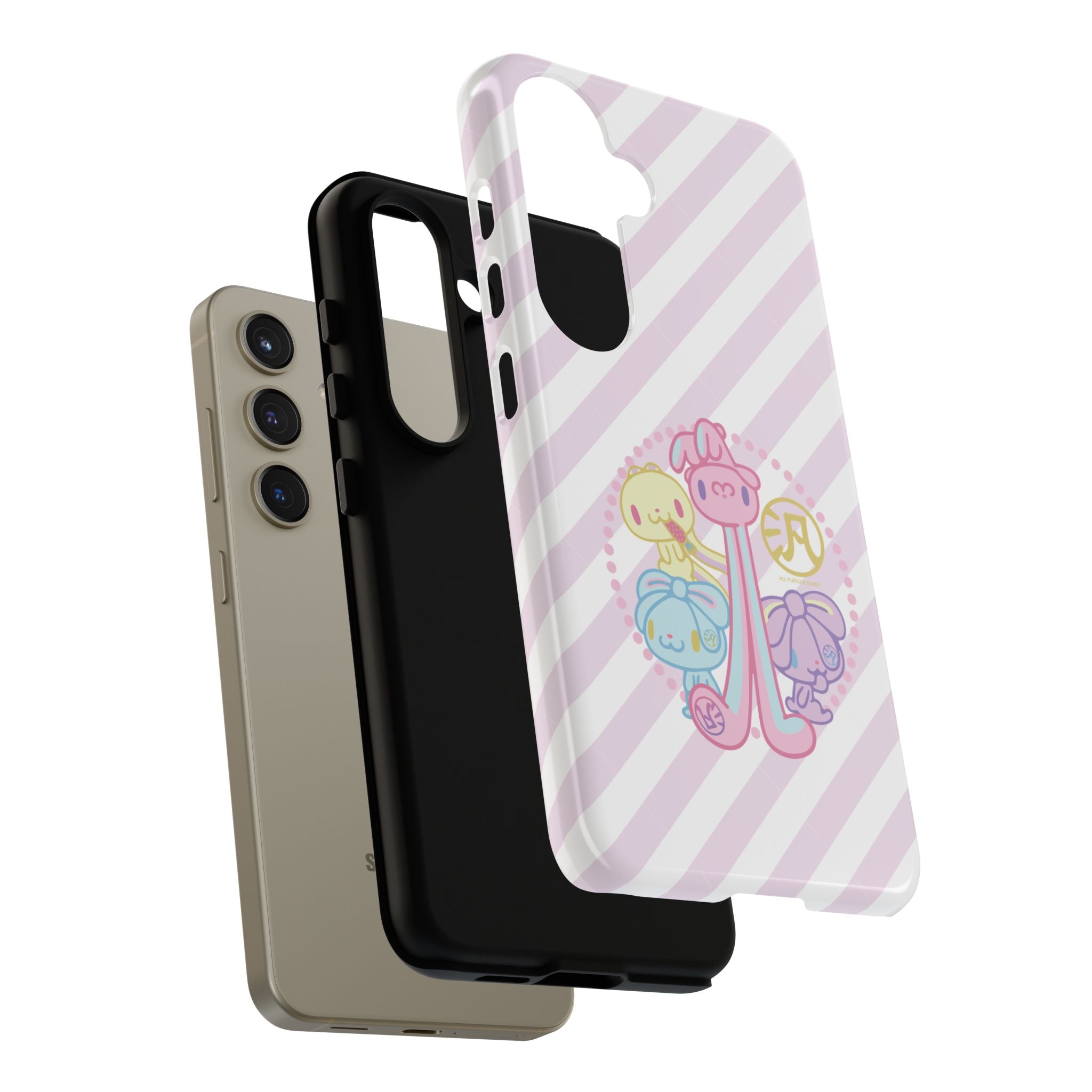 All Purpose Bunny Group Pastel Phone Case