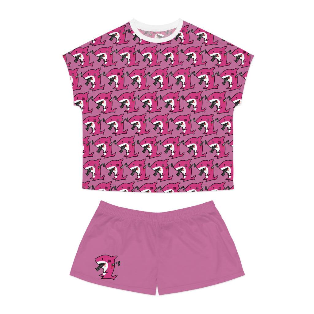 Slit Gill Pink Pajama Set