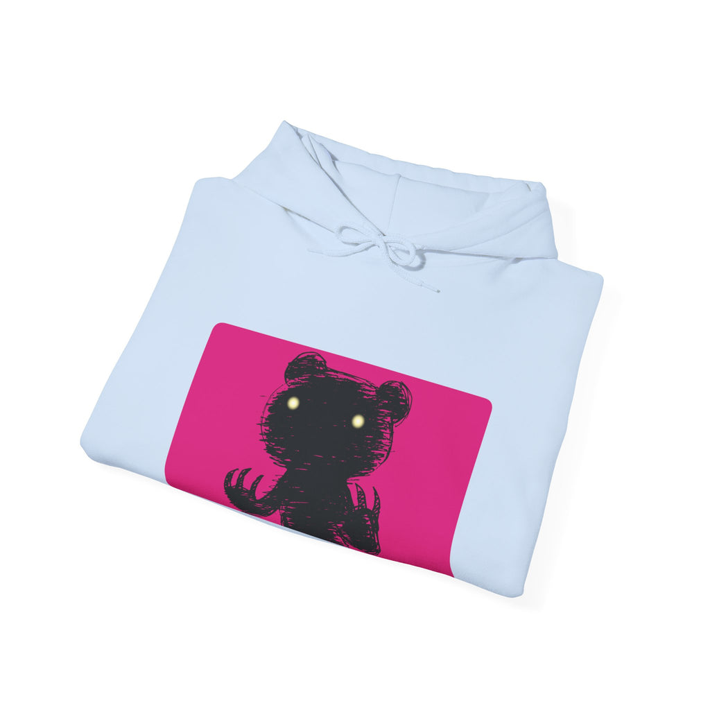 Pink Block Abstraction Gloomy Bear Hoodie