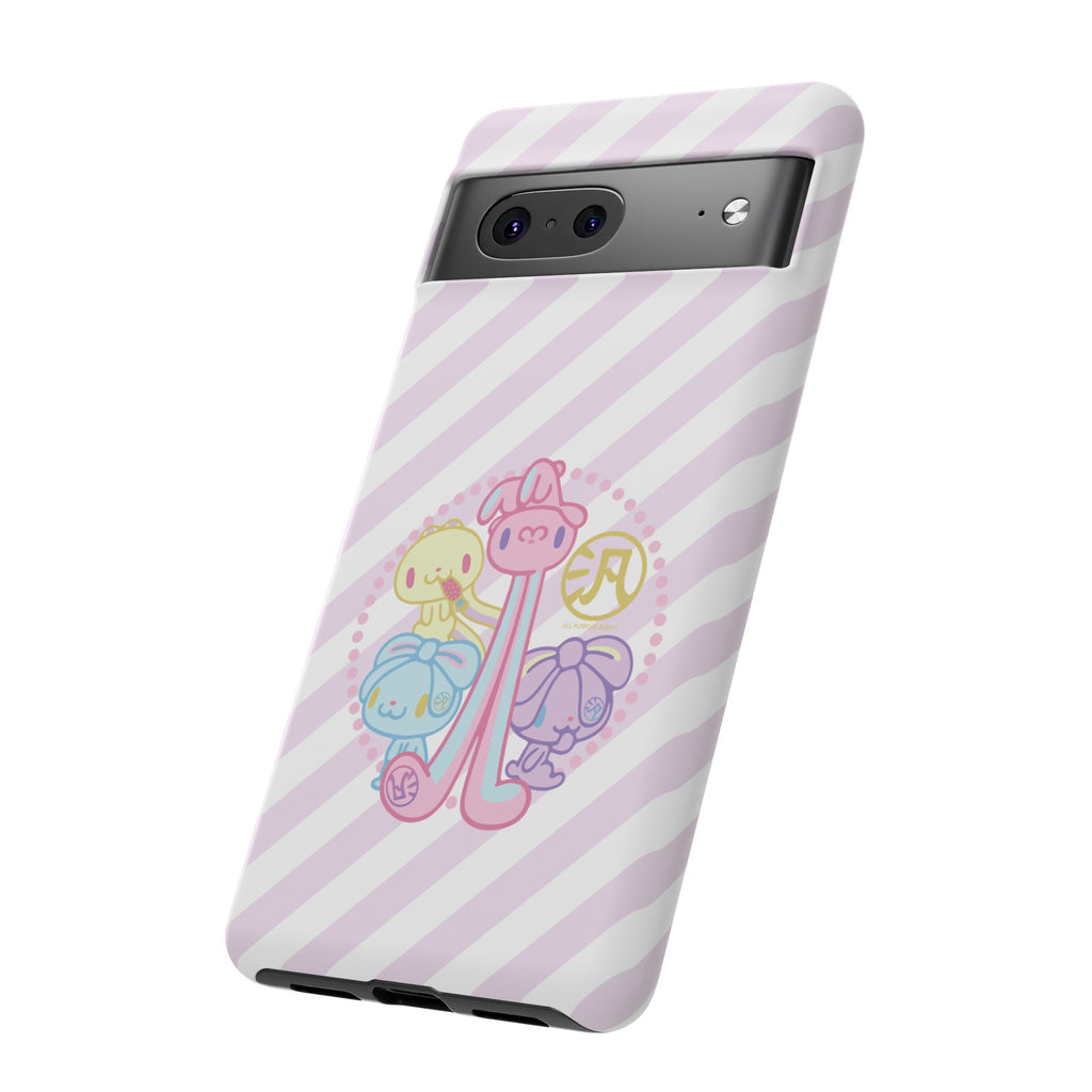 All Purpose Bunny Group Pastel Phone Case