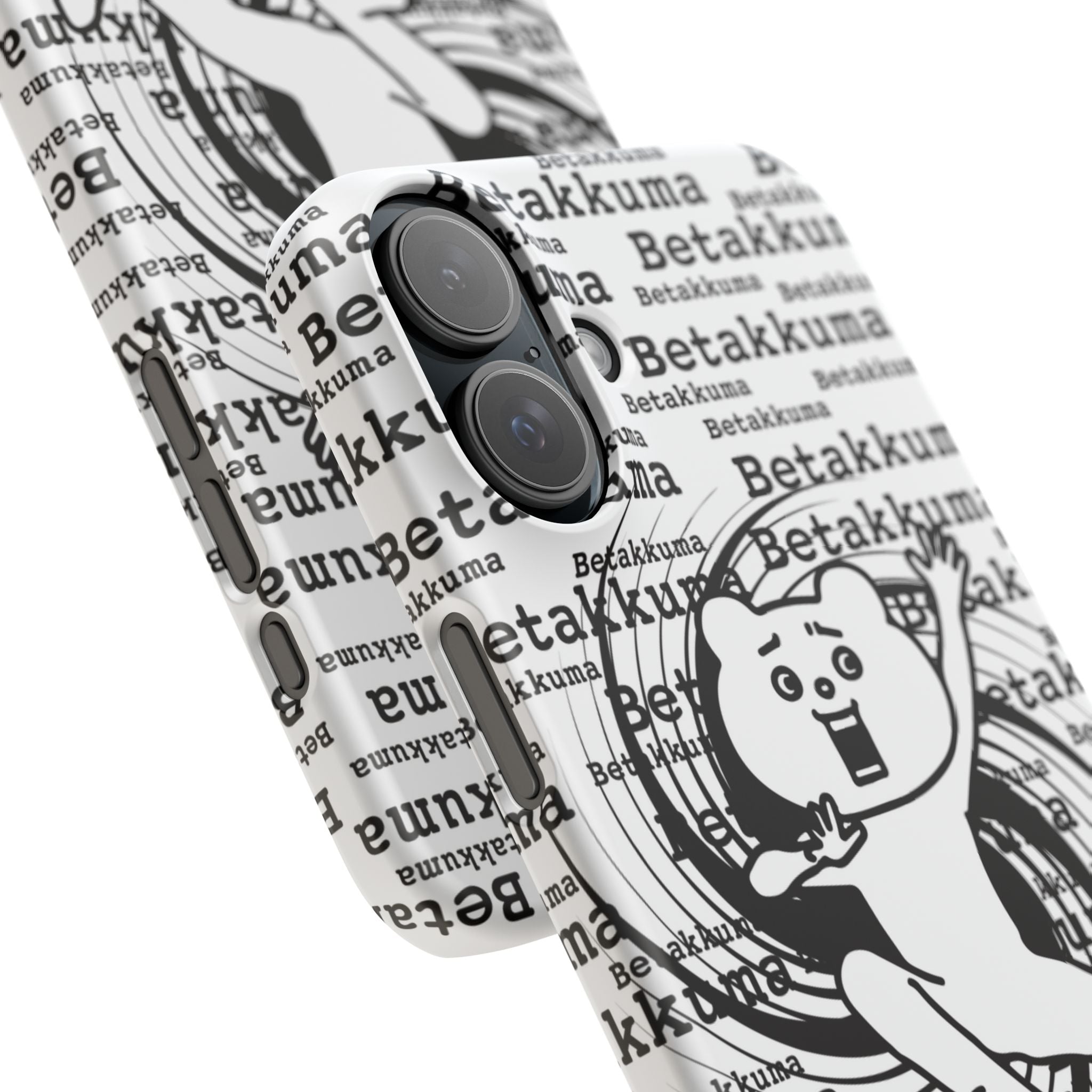 Betakkuma Swirl Pattern Phone Case