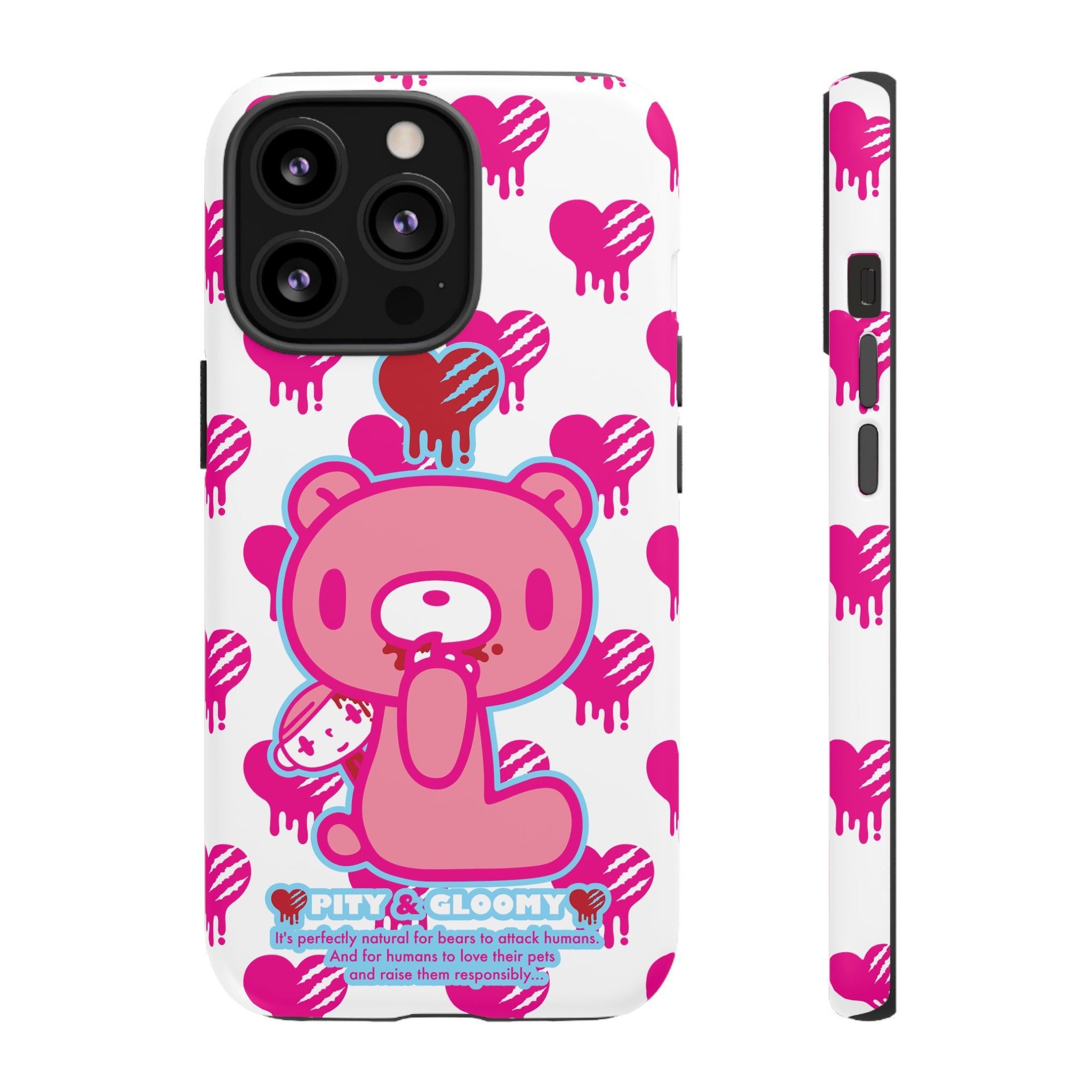 Gloomy Bear White Phone Case