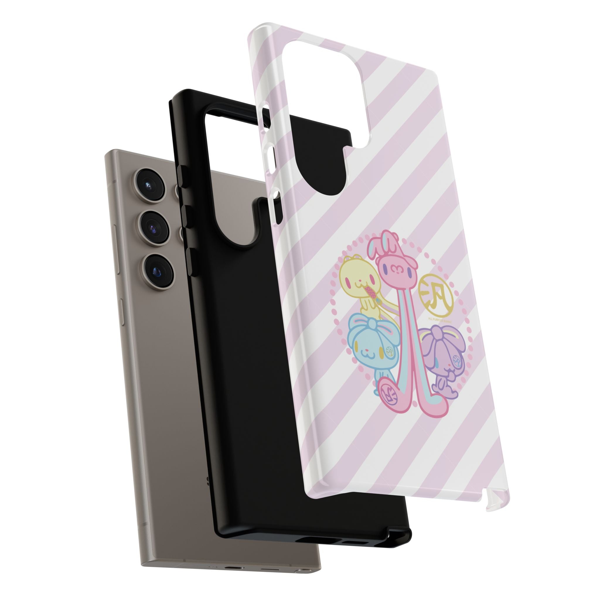 All Purpose Bunny Group Pastel Phone Case