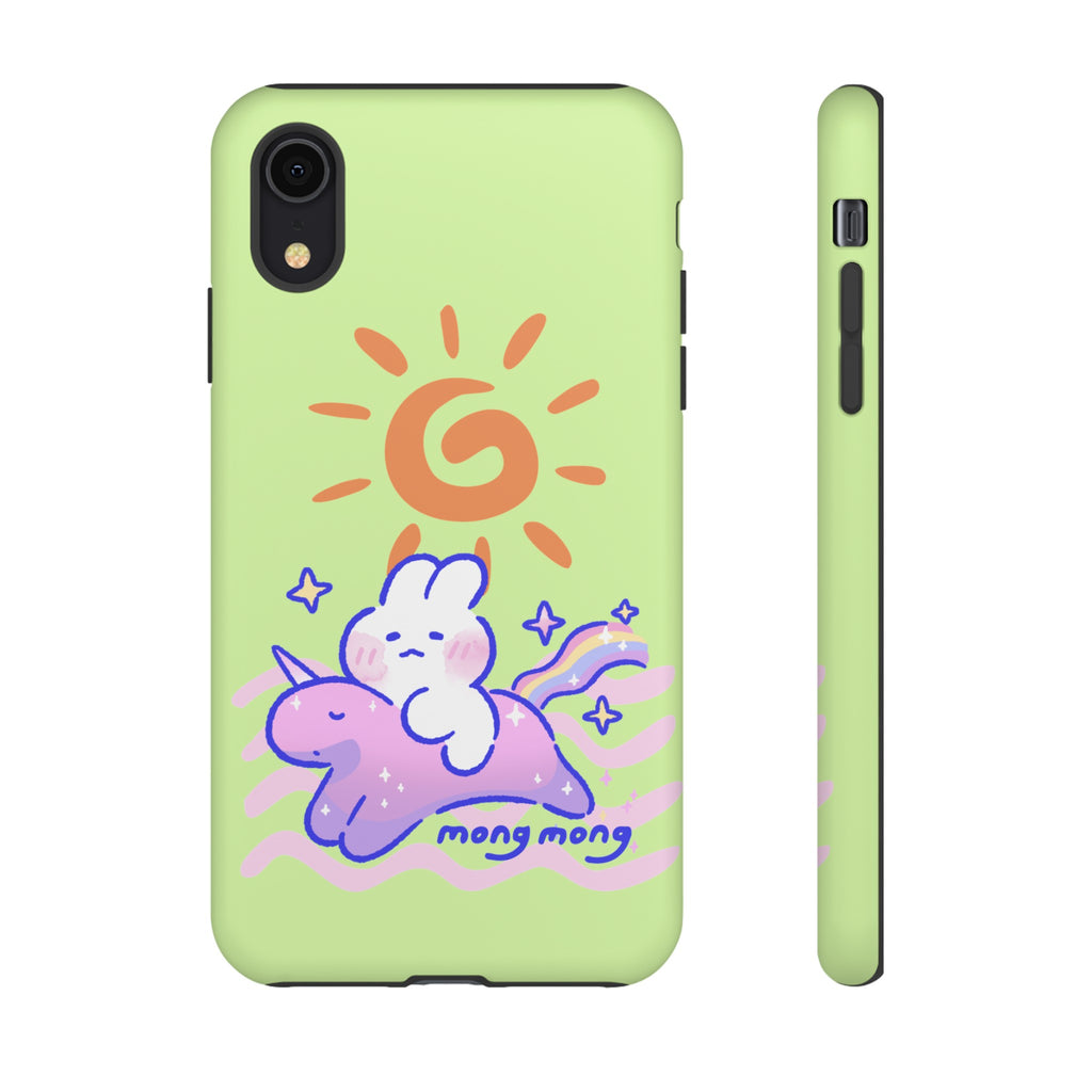 Lovely Mong Mong Ride a Unicorn Phone Case