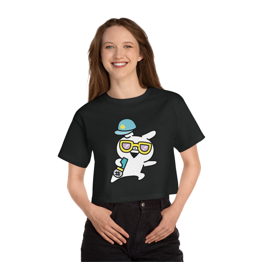 Usagyuuun T Champion Women's Heritage Cropped T-Shirt