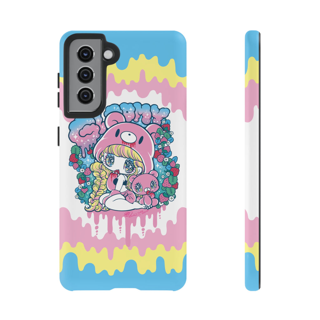 Yurie Sekiya x Gloomy Bear ⭐️ Gloomy-Girl Strawberry Phone Case