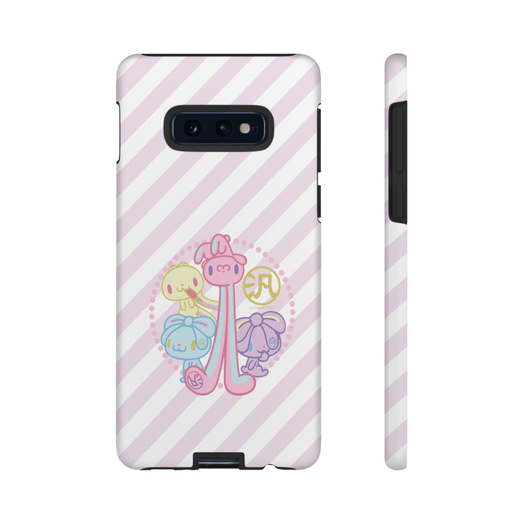 All Purpose Bunny Group Pastel Phone Case
