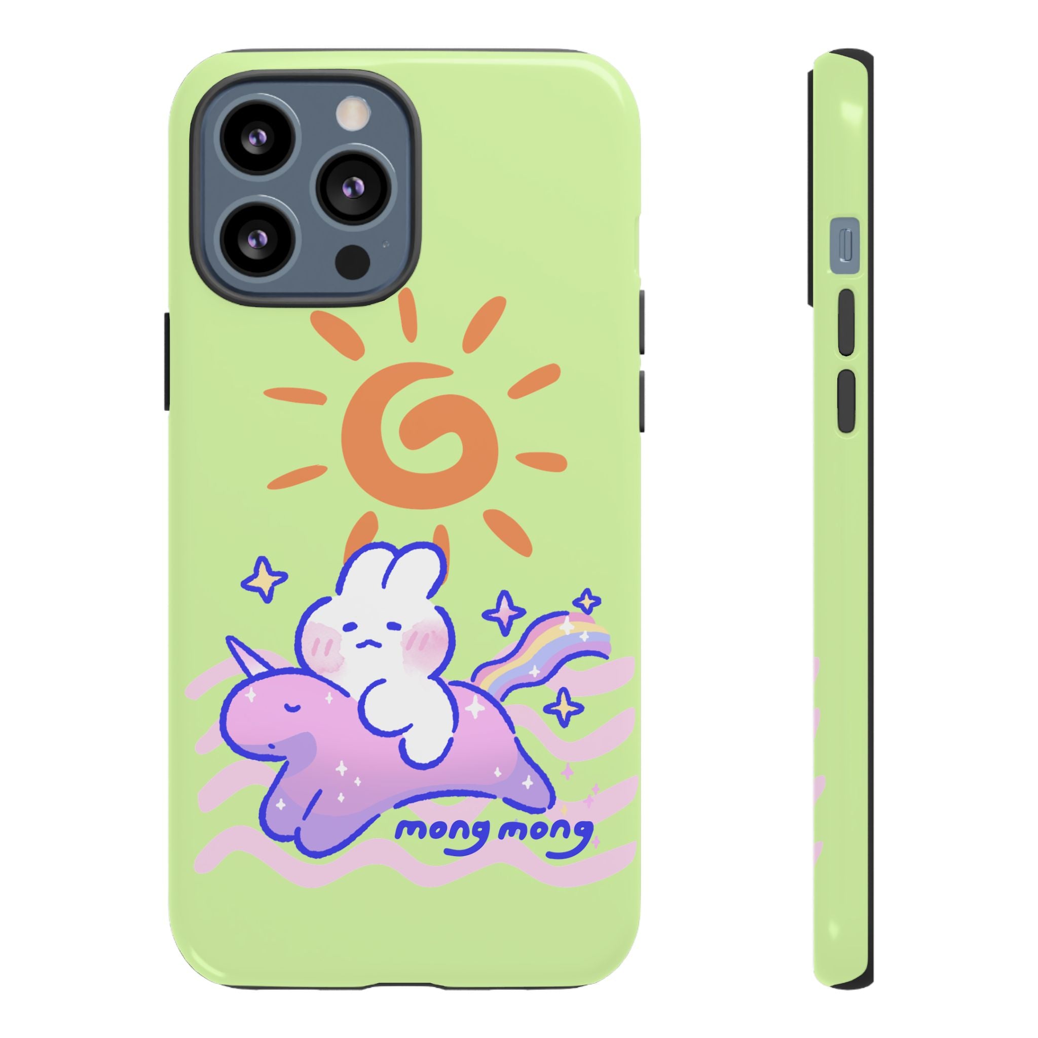 Lovely Mong Mong Ride a Unicorn Phone Case