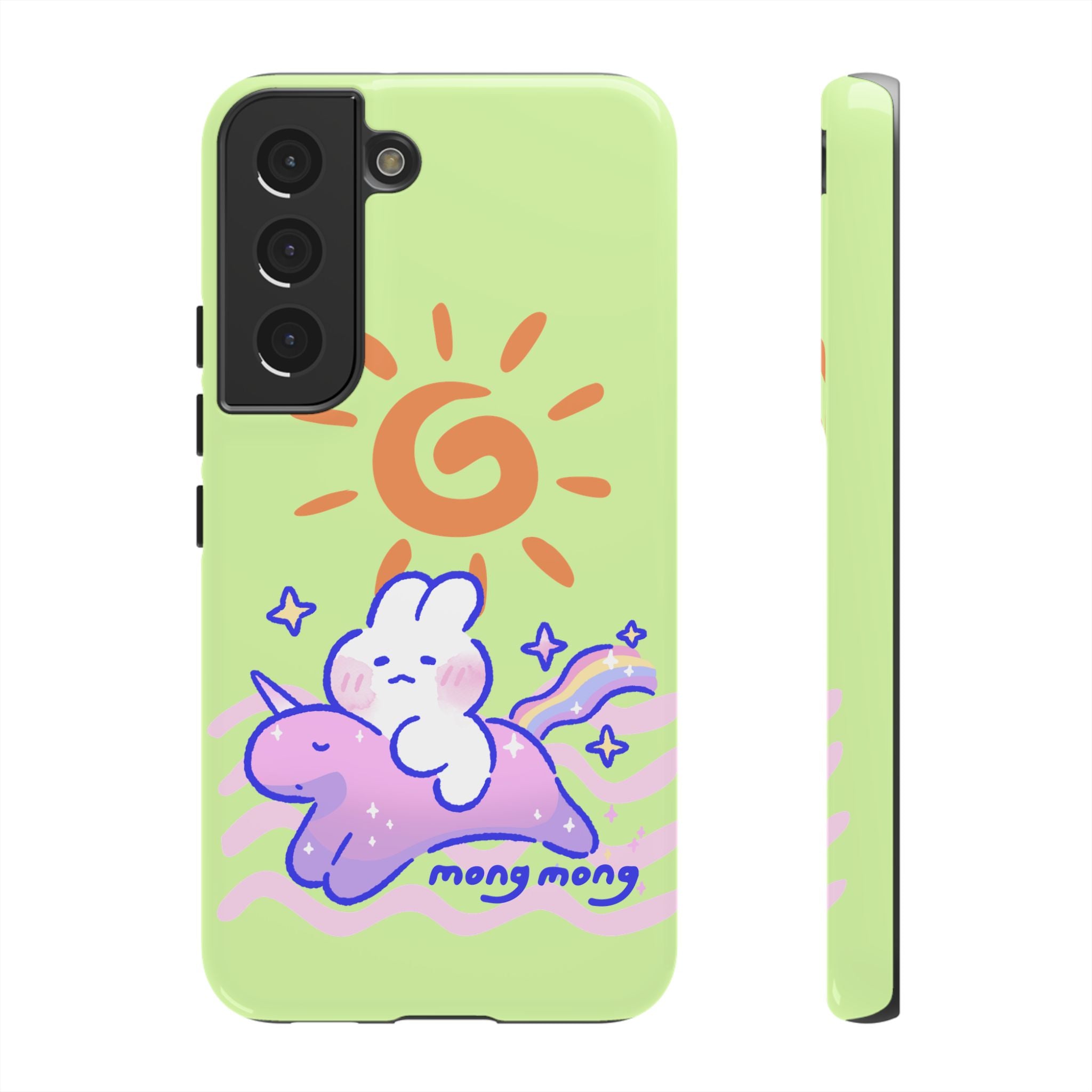 Lovely Mong Mong Ride a Unicorn Phone Case