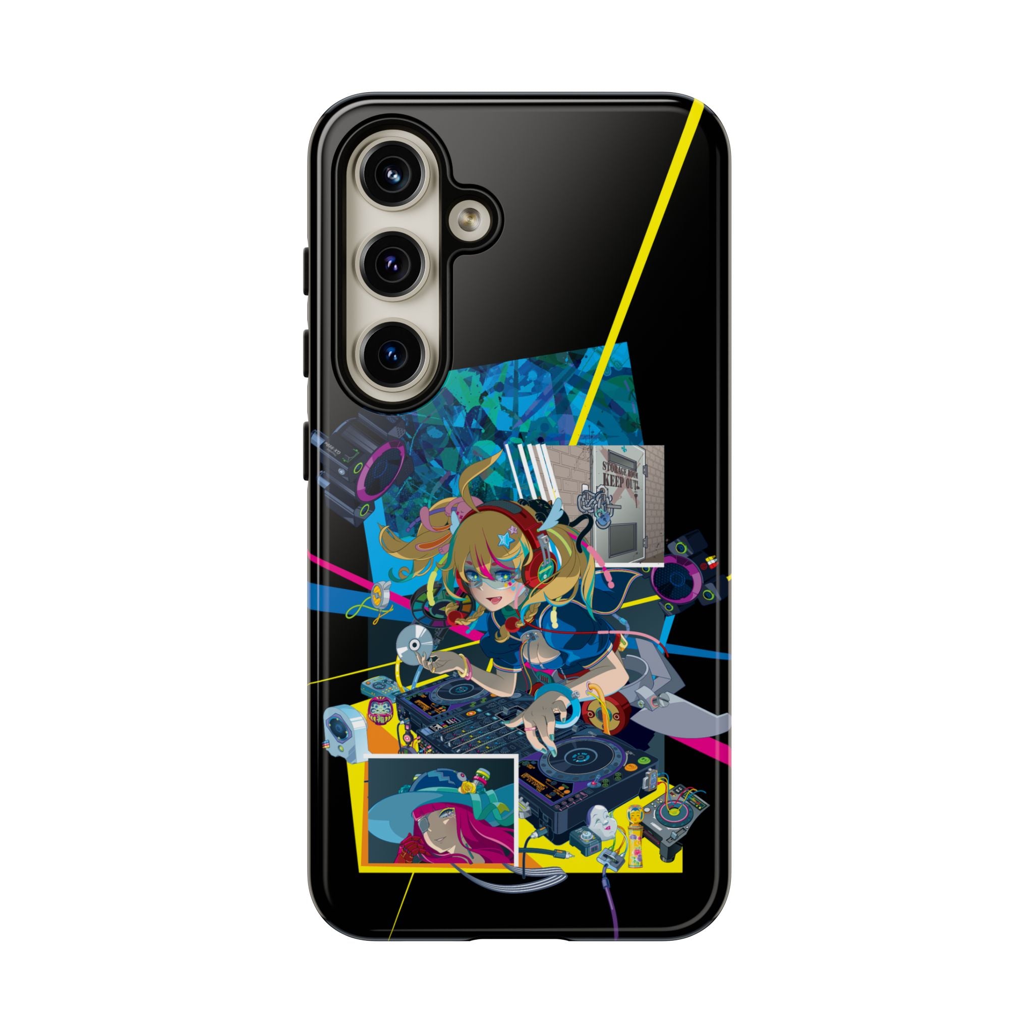 HYPERSONIC music club DJ VAL - Tough Phone Case