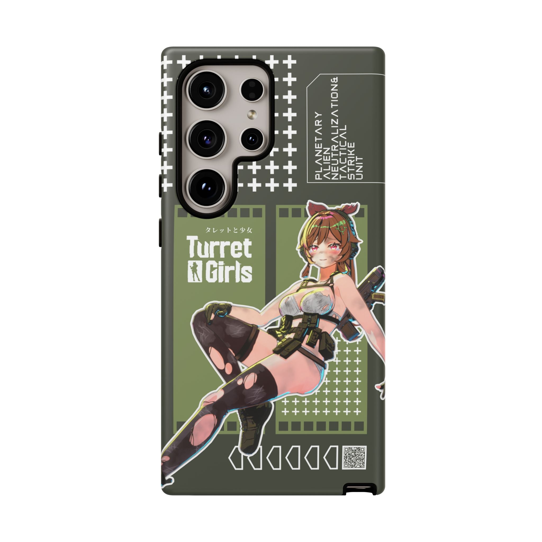 タレットガールズ - ぼろぼろのスマホケース