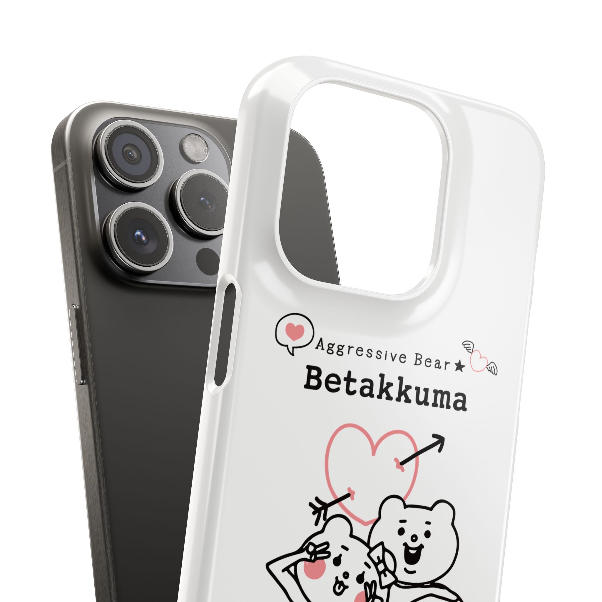 Betakkuma Arrow Heart Phone Case