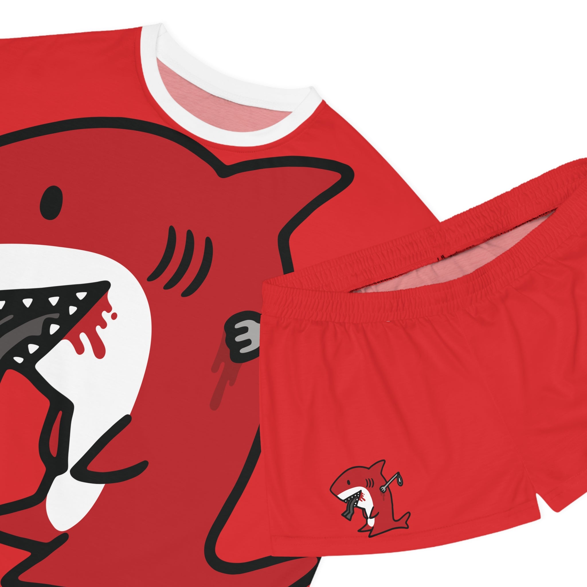 Slit Gill Big Red Pajama Set