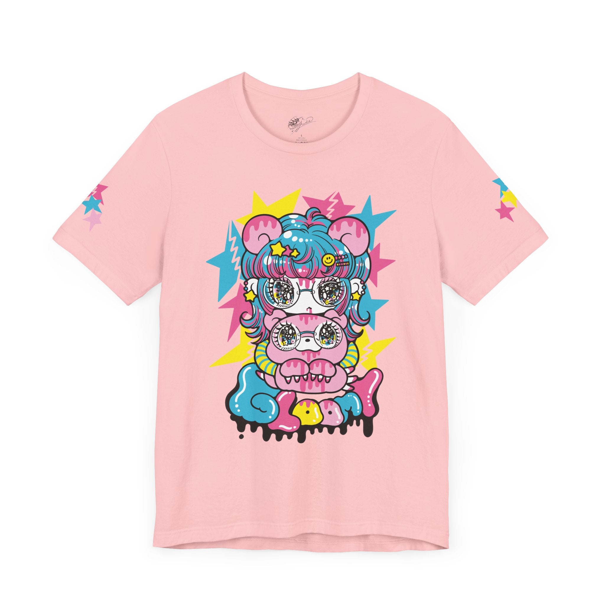 YURIE SEKIYA X GLOOMY BEAR🌟 STARRY GAL 2024 ユニセックス 半袖Tシャツ