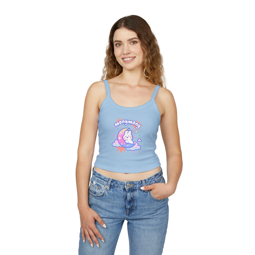 Lovely Mong Mong Spaghetti Strap Tank Top