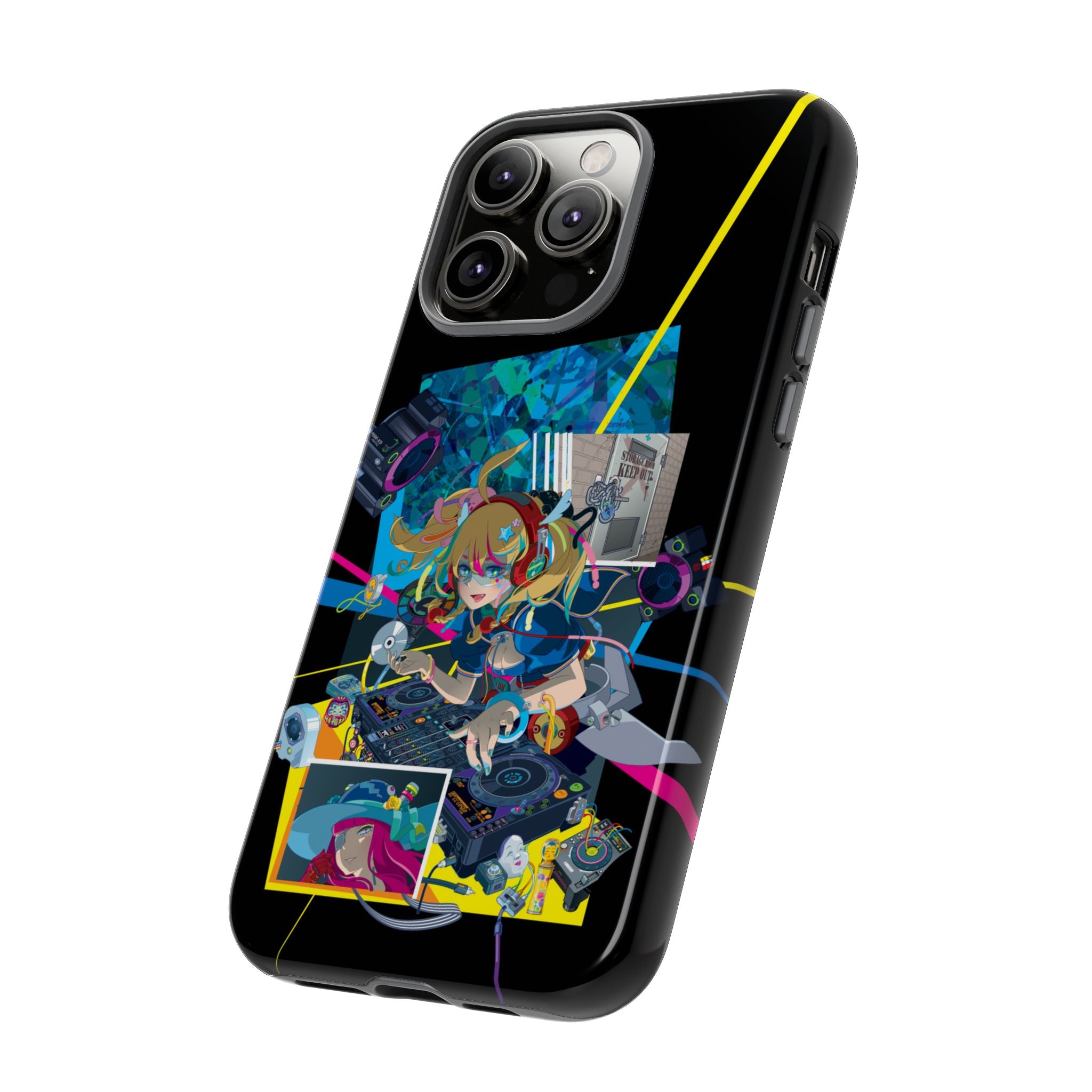 HYPERSONIC music club DJ VAL - Tough Phone Case