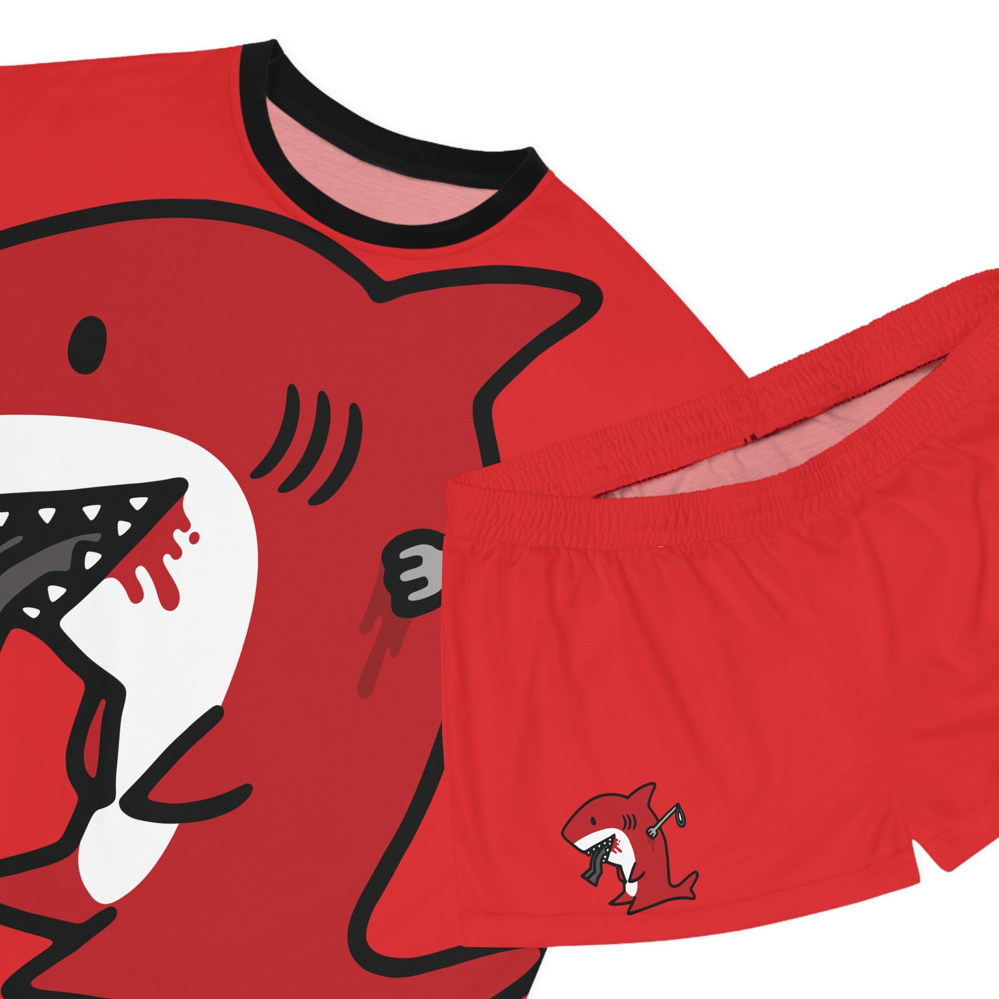 Slit Gill Big Red Pajama Set