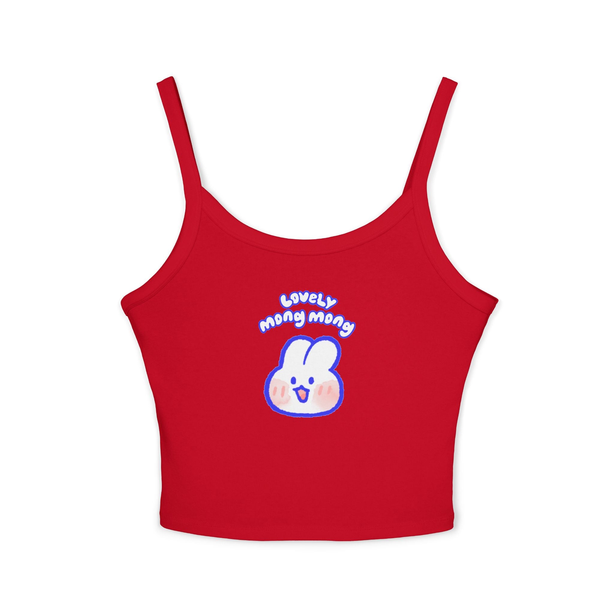 Lovely Mong Mong Spaghetti Strap Tank Top