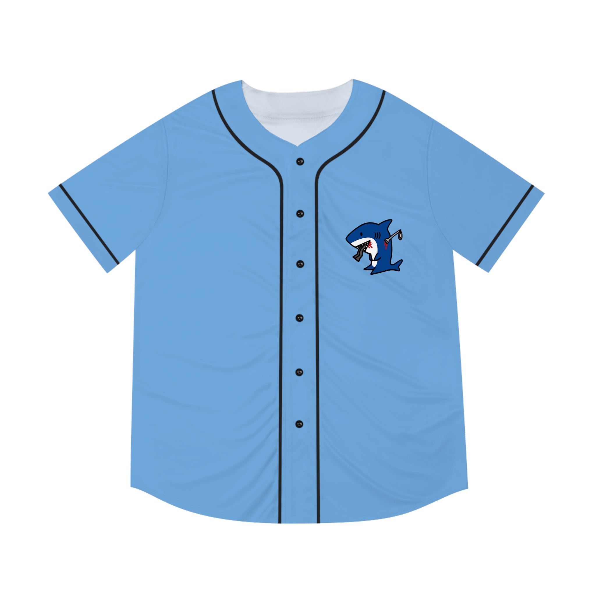 Blue Slitgill Baseball Jersey (AOP)