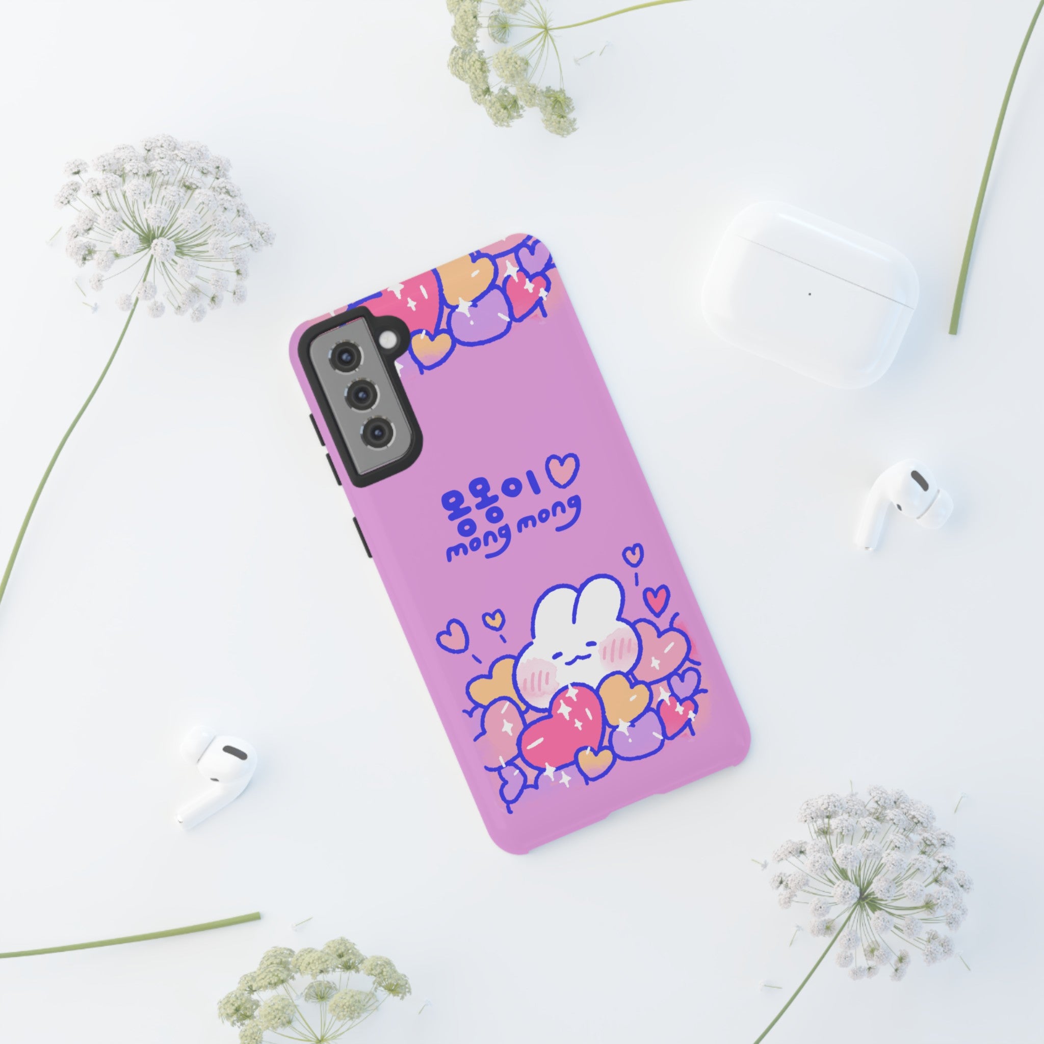 Lovely Mong Mong Heart Bath Phone Case