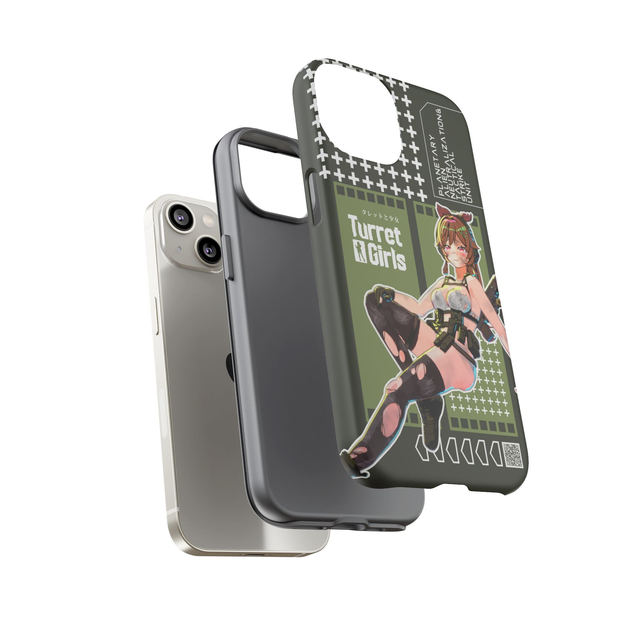 タレットガールズ - ぼろぼろのスマホケース