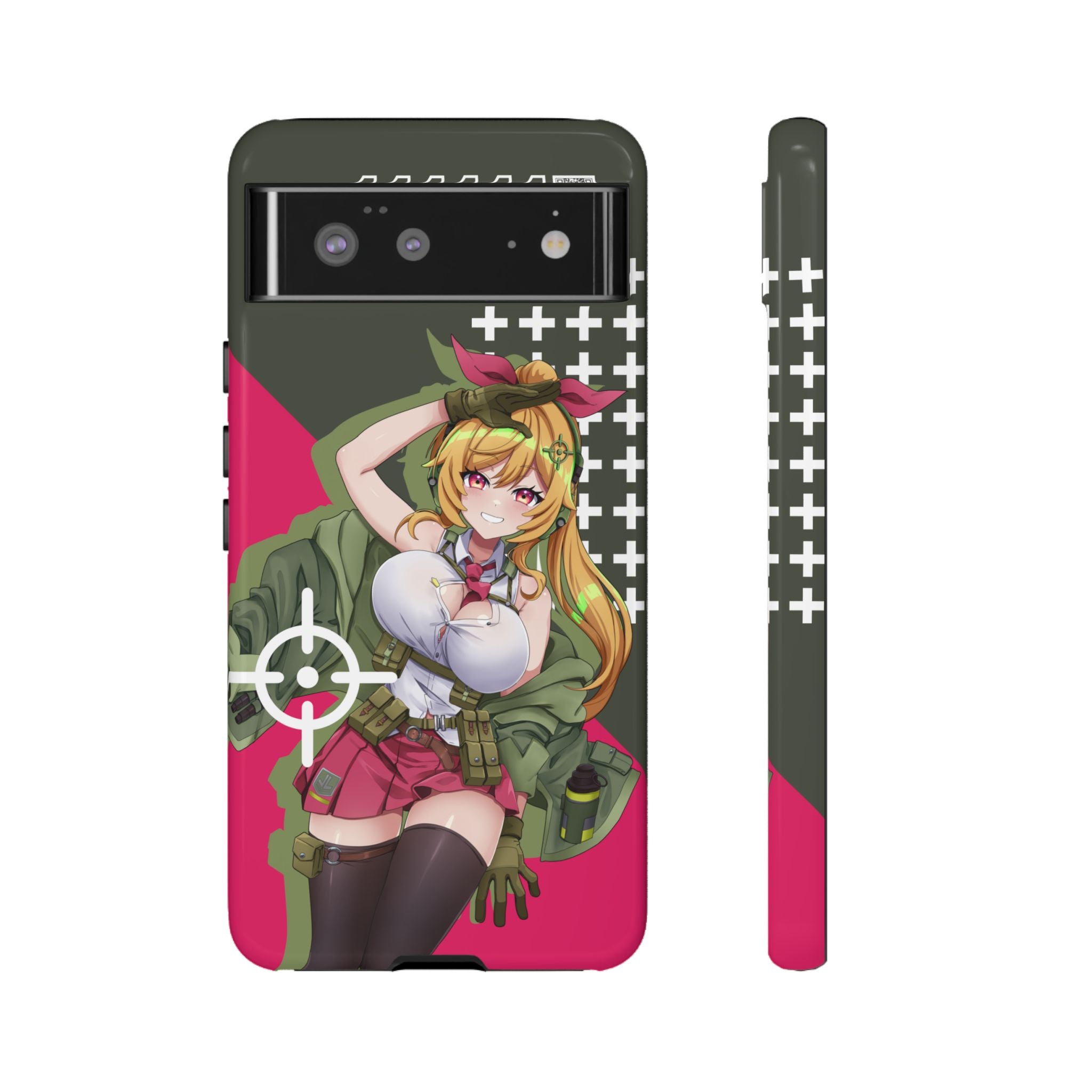 タレットガールズ - ロックオン スマホケース