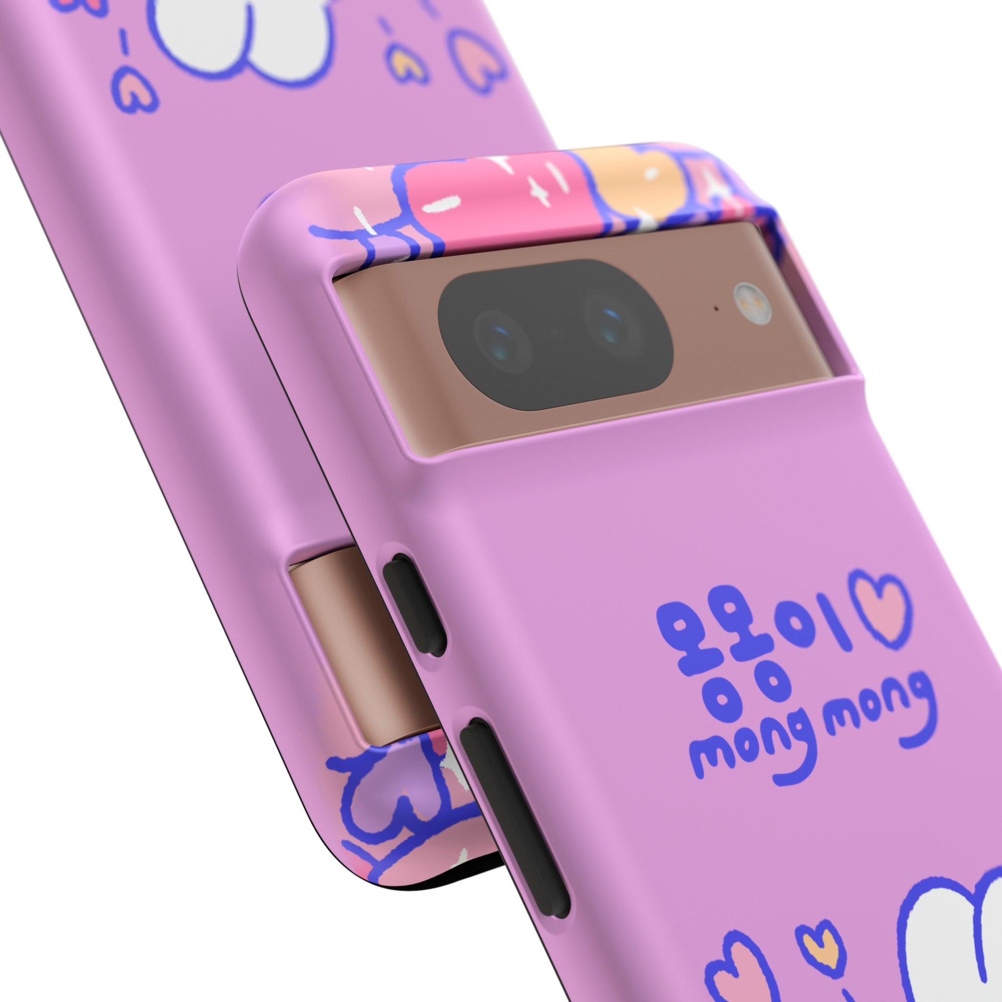 Lovely Mong Mong Heart Bath Phone Case