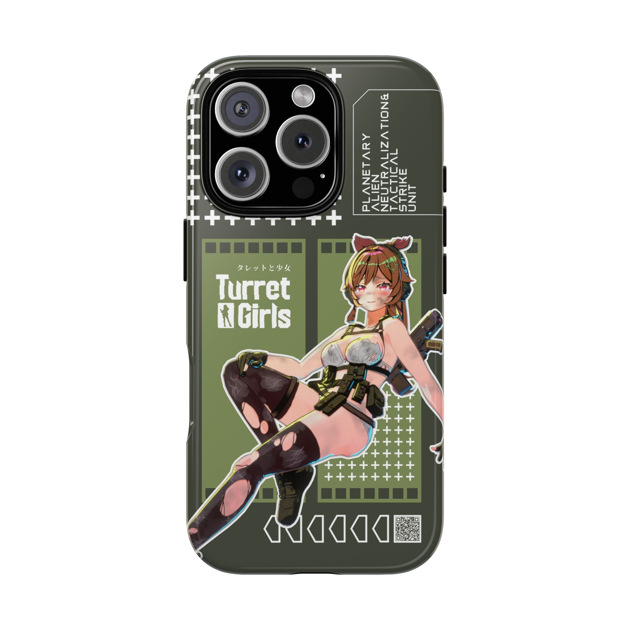 タレットガールズ - ぼろぼろのスマホケース