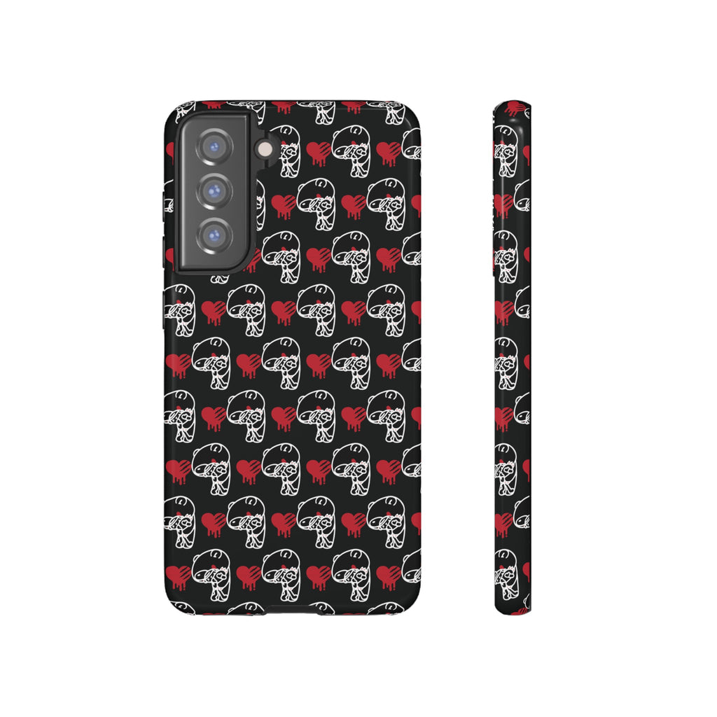 Gloomy & Pity Hug [Black] Phone Case